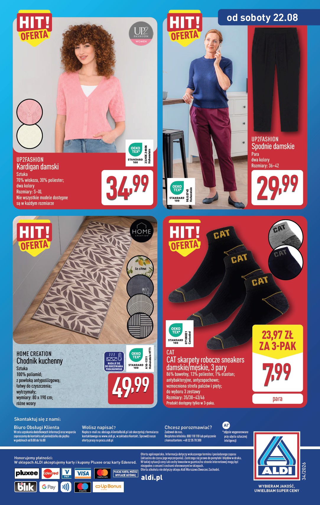 aldi - Nowa gazetka ALDI - Artykuły przemysłowe i tekstylia ważna od 19.08.2026 do 22.08.2026 - page: 16