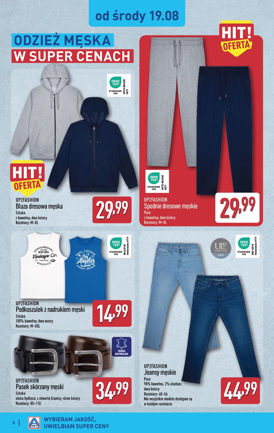 aldi - Nowa gazetka ALDI - Artykuły przemysłowe i tekstylia ważna od 19.08.2026 do 22.08.2026 - page: 8
