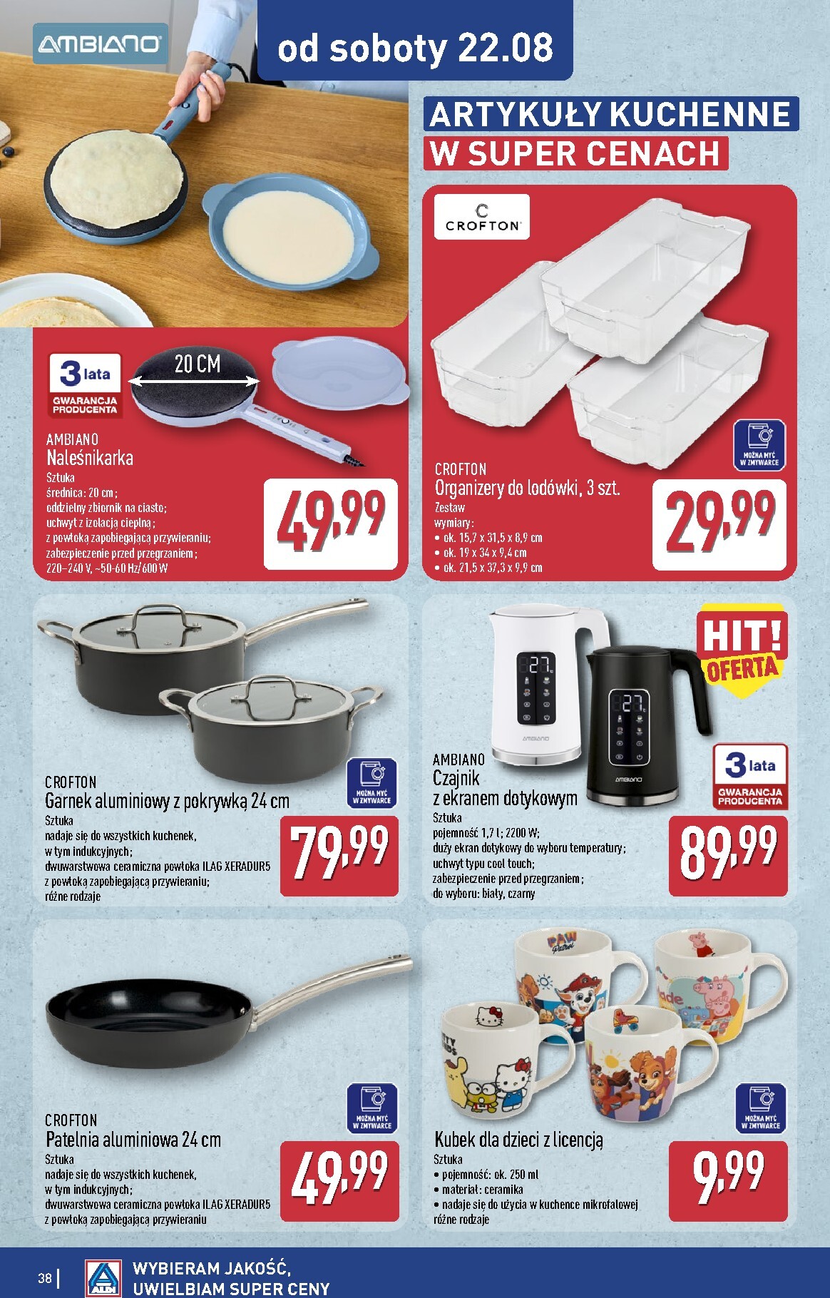 aldi - Nowa gazetka ALDI ważna od 17.08.2026 do 22.08.2026 - page: 38