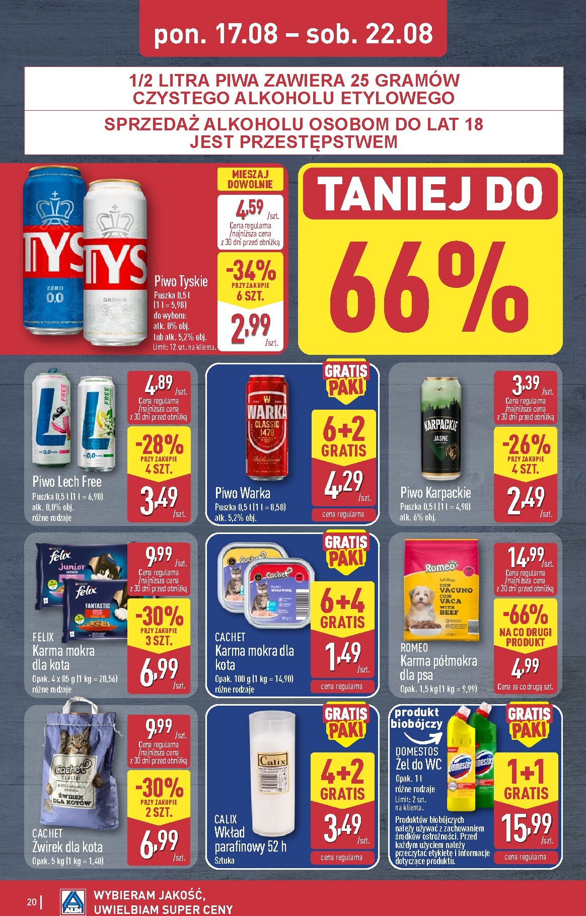 aldi - Nowa gazetka ALDI ważna od 17.08.2026 do 22.08.2026 - page: 20