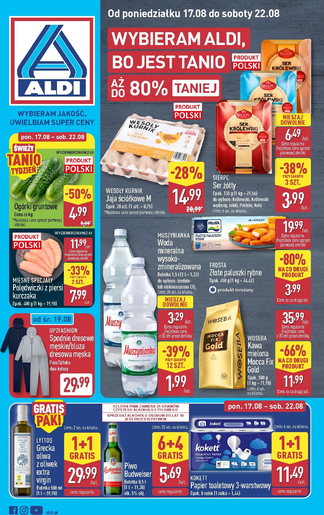aldi - Nowa gazetka ALDI ważna od 17.08.2026 do 22.08.2026 - page: 1
