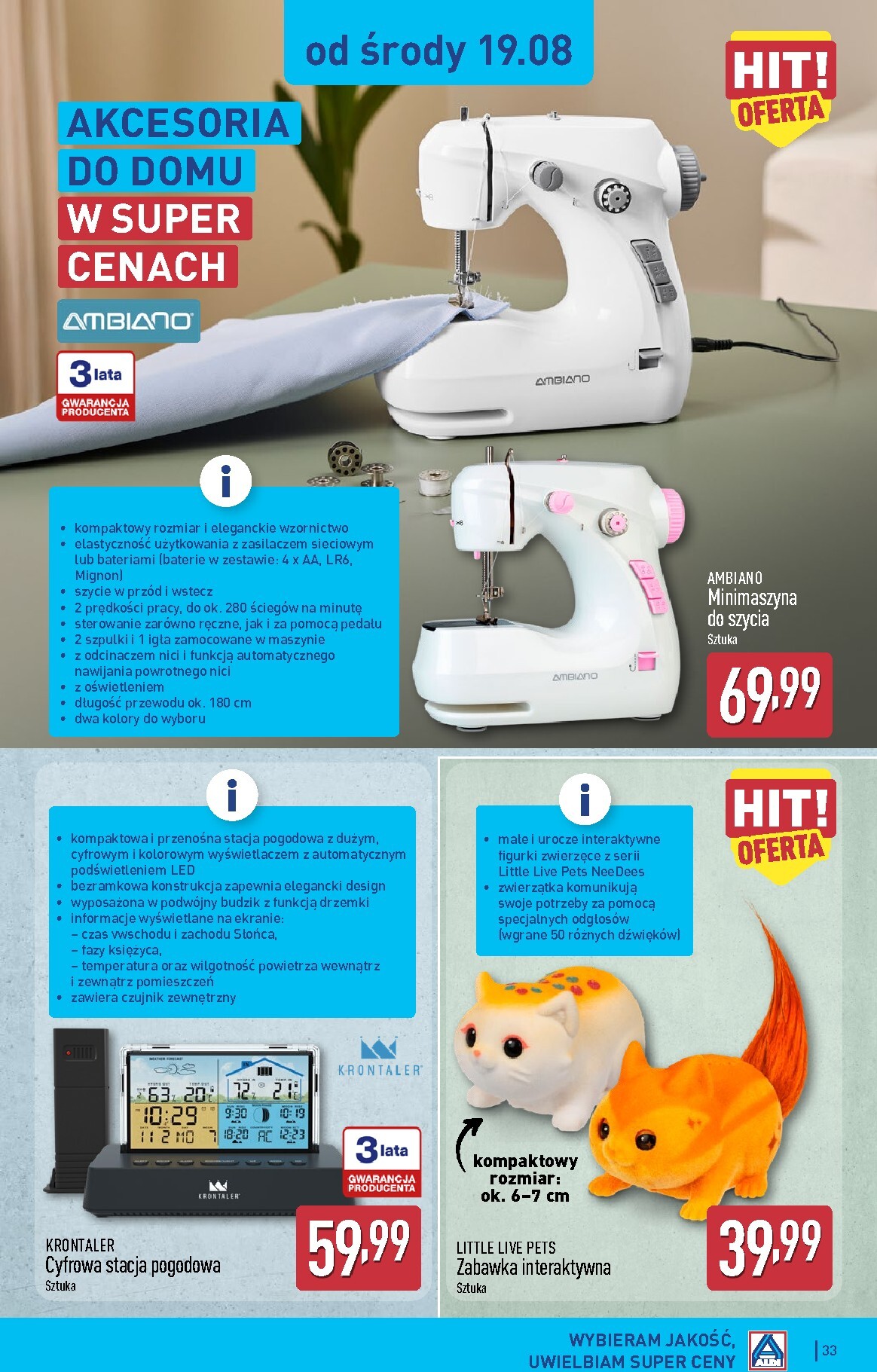aldi - Nowa gazetka ALDI ważna od 17.08.2026 do 22.08.2026 - page: 33