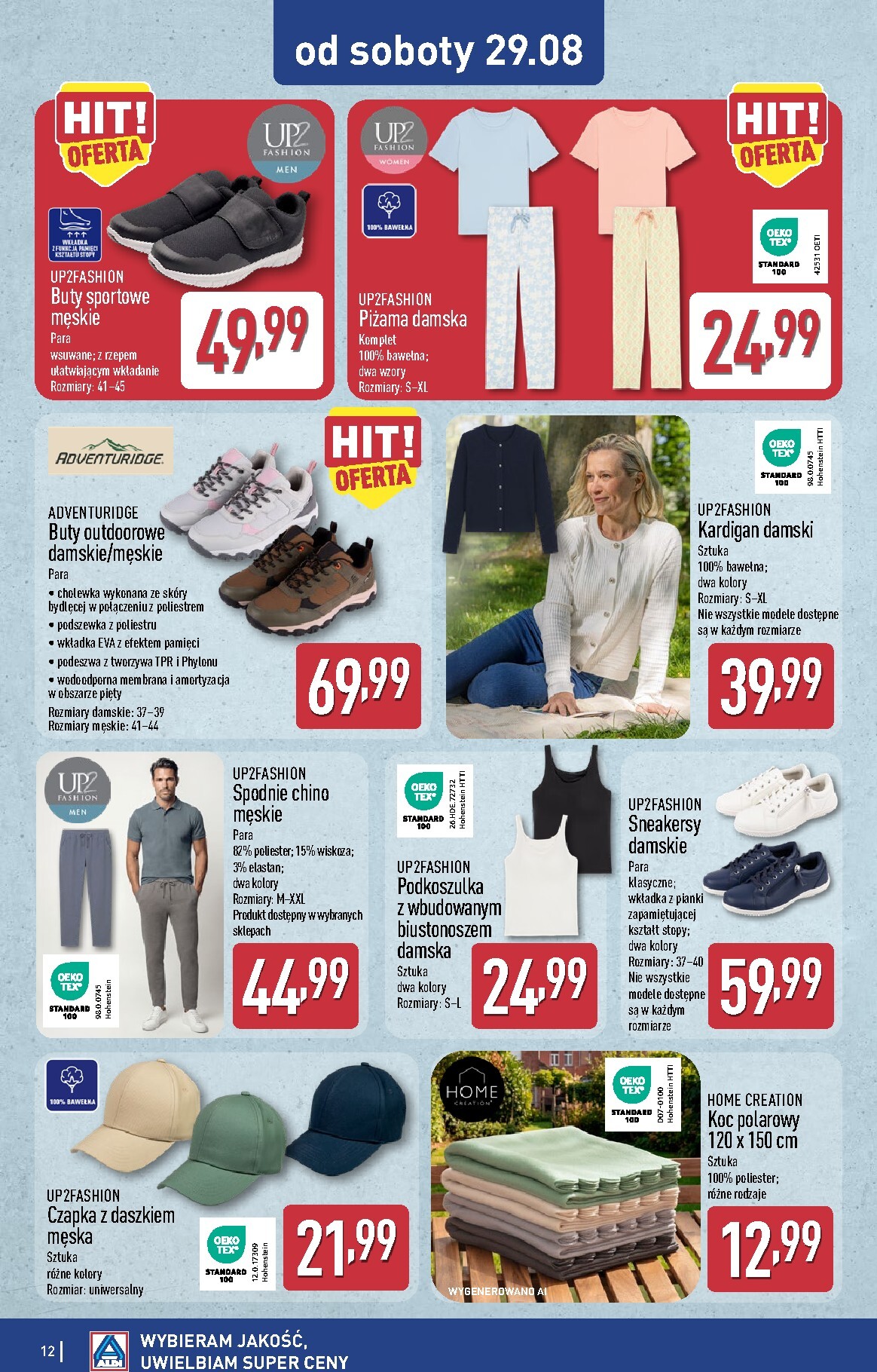 aldi - Nowa gazetka ALDI - Artykuły przemysłowe i tekstylia ważna od 26.08.2026 do 29.08.2026 - page: 12