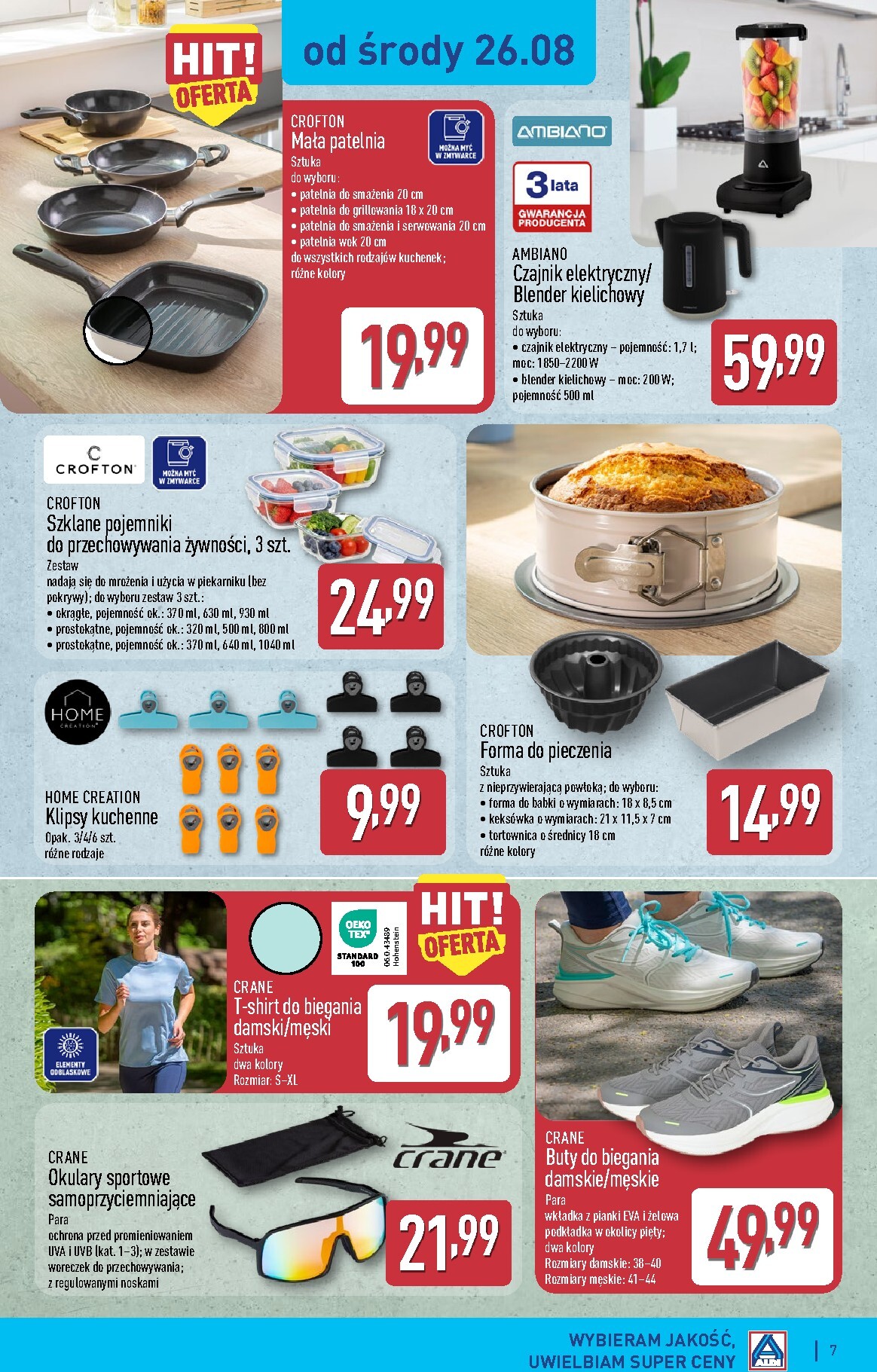 aldi - Nowa gazetka ALDI - Artykuły przemysłowe i tekstylia ważna od 26.08.2026 do 29.08.2026 - page: 7