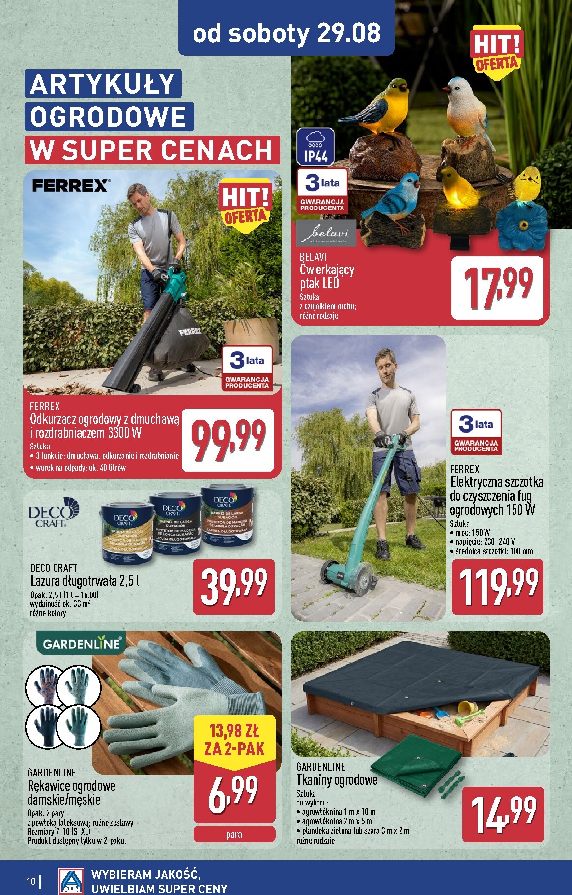 aldi - Nowa gazetka ALDI - Artykuły przemysłowe i tekstylia ważna od 26.08.2026 do 29.08.2026 - page: 10