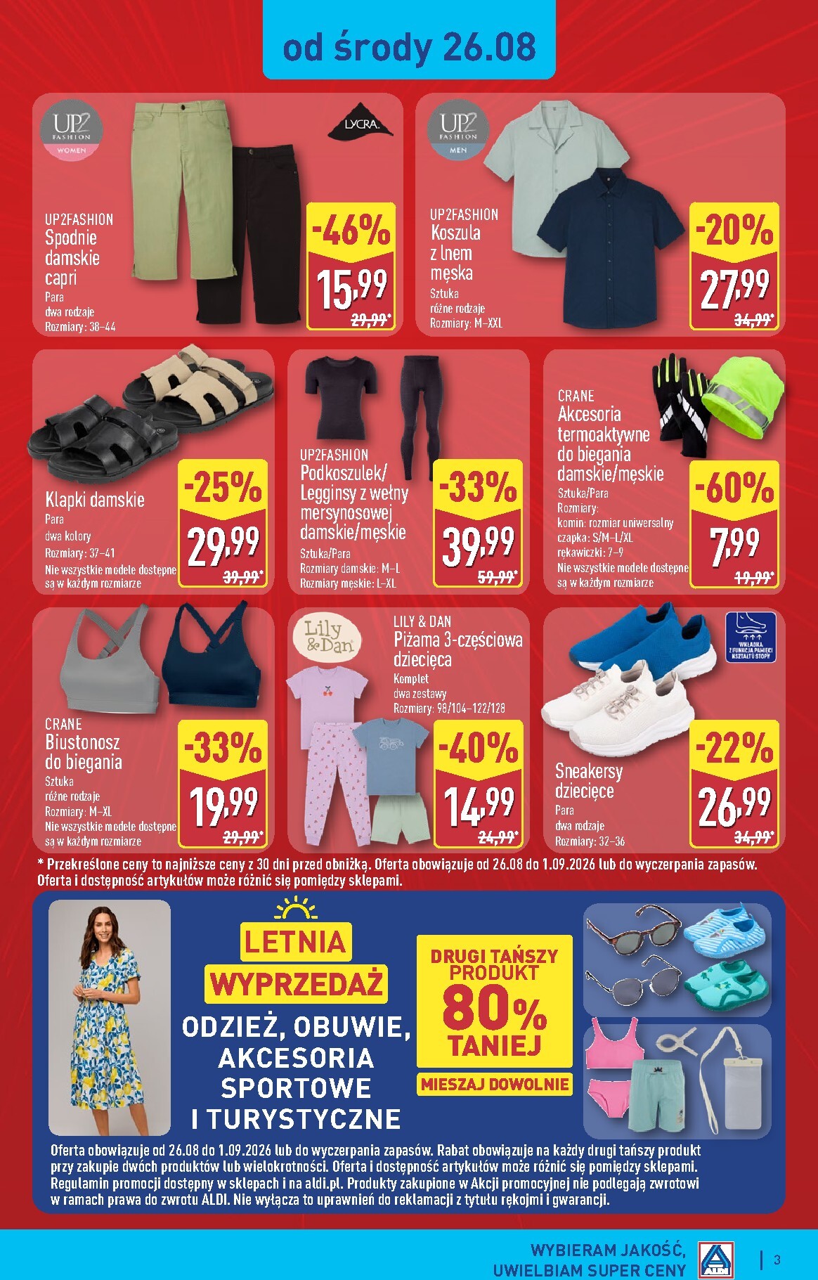 aldi - Nowa gazetka ALDI - Artykuły przemysłowe i tekstylia ważna od 26.08.2026 do 29.08.2026 - page: 3