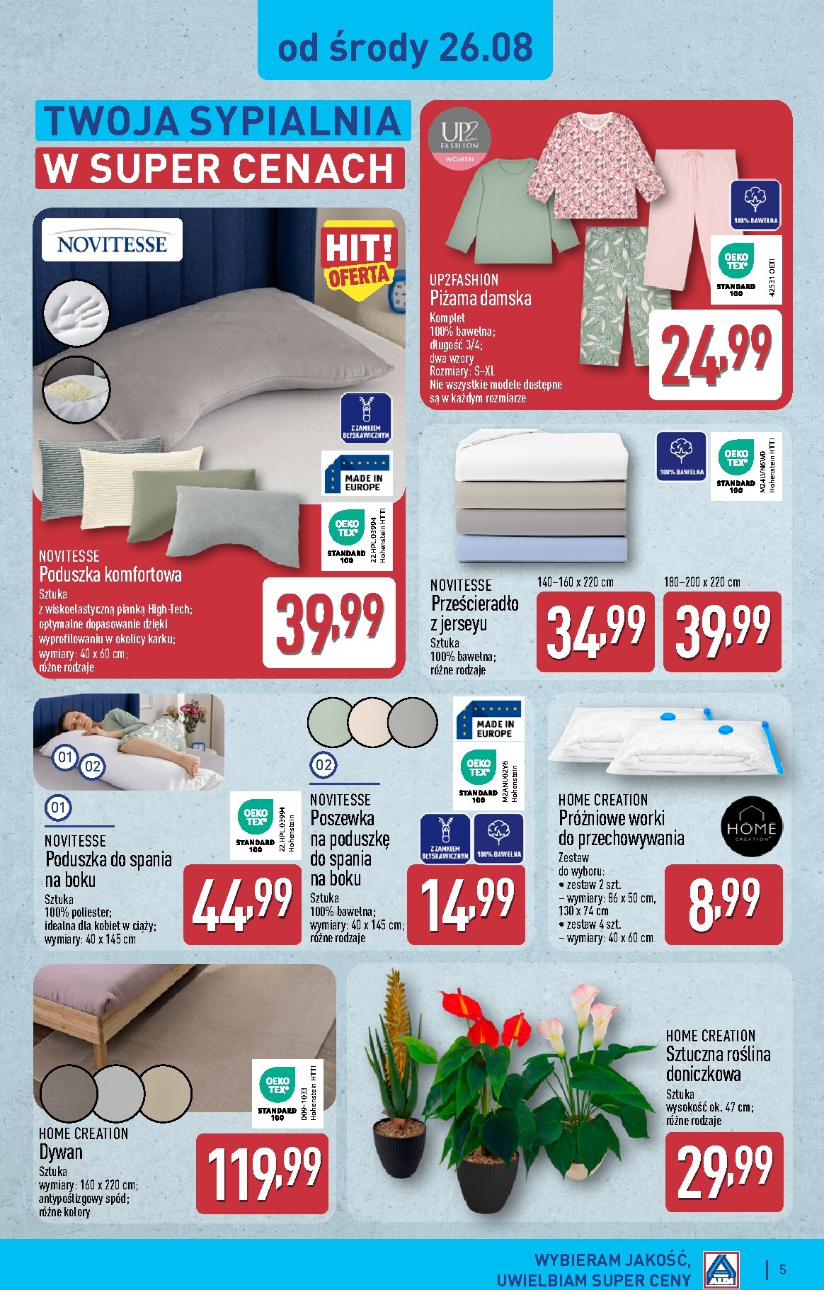 aldi - Nowa gazetka ALDI - Artykuły przemysłowe i tekstylia ważna od 26.08.2026 do 29.08.2026 - page: 5
