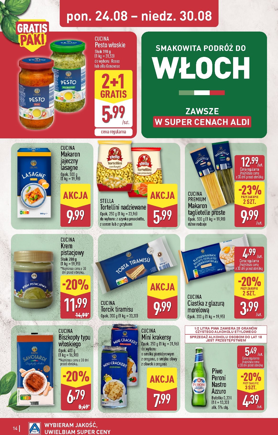 aldi - Nowa gazetka ALDI ważna od 24.08.2026 do 30.08.2026 - page: 14