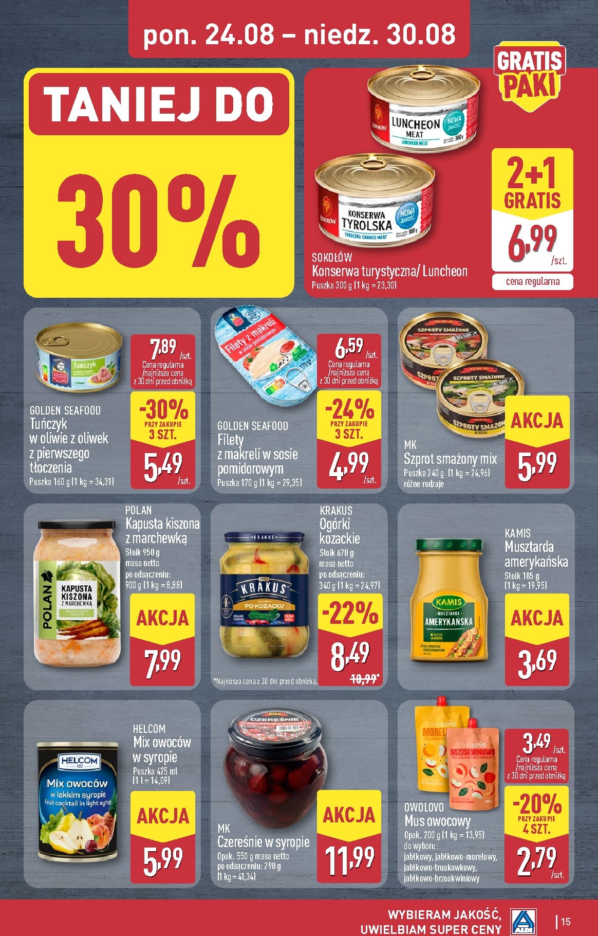 aldi - Nowa gazetka ALDI ważna od 24.08.2026 do 30.08.2026 - page: 15
