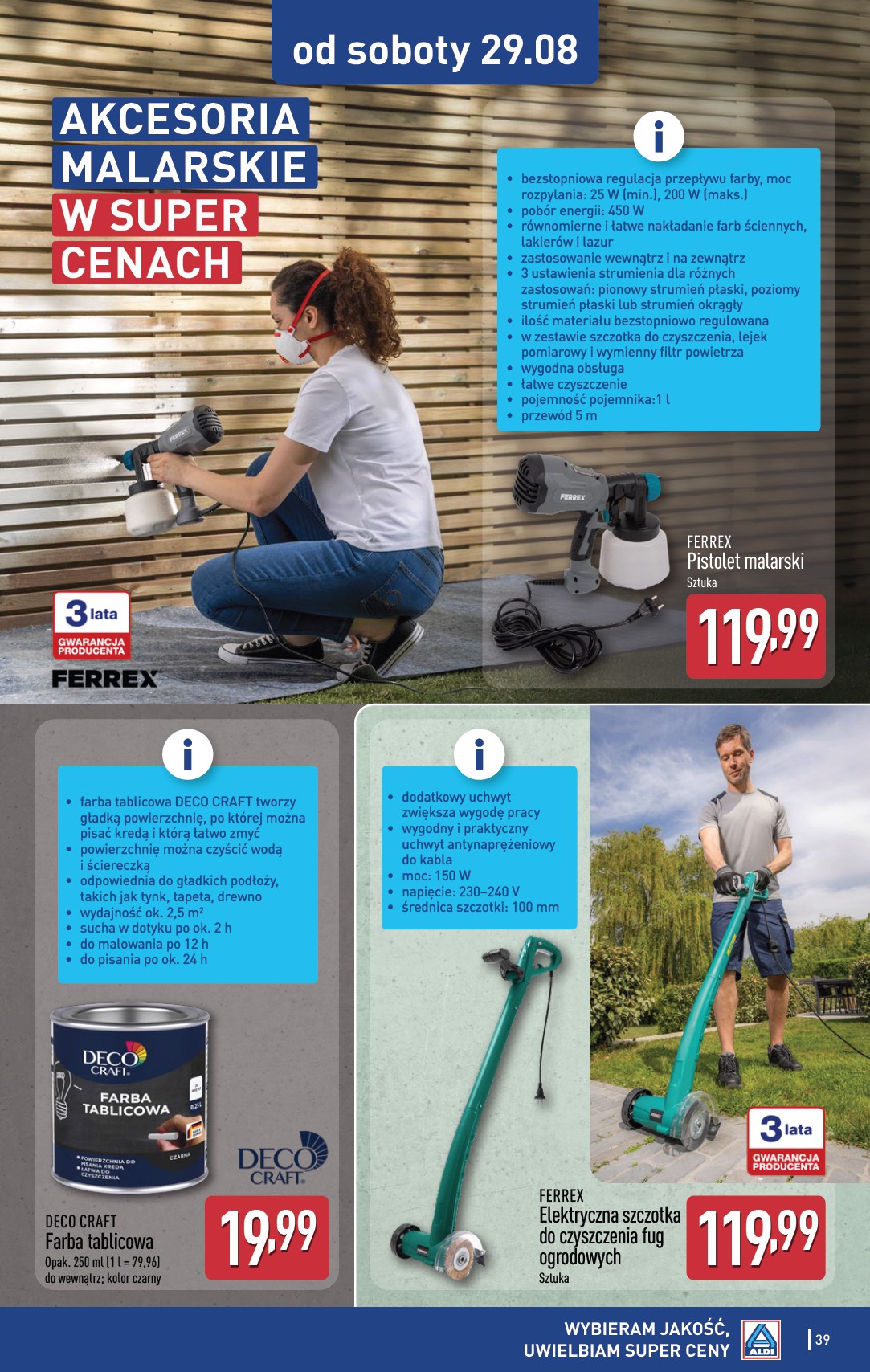 aldi - Aktualna gazetka ALDI ważna od 24.08.2026 do 30.08.2026 - page: 39