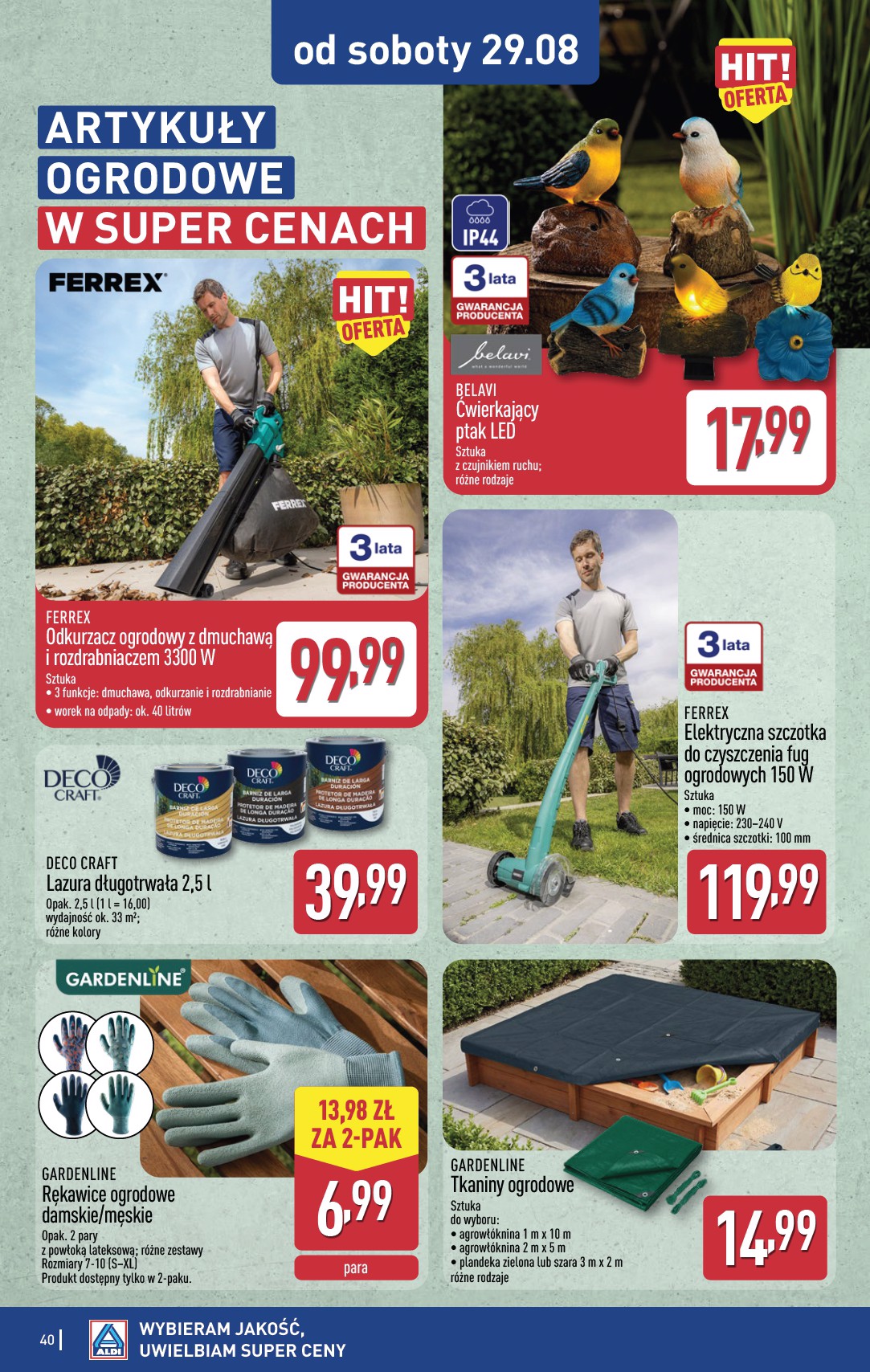 aldi - Aktualna gazetka ALDI ważna od 24.08.2026 do 30.08.2026 - page: 40