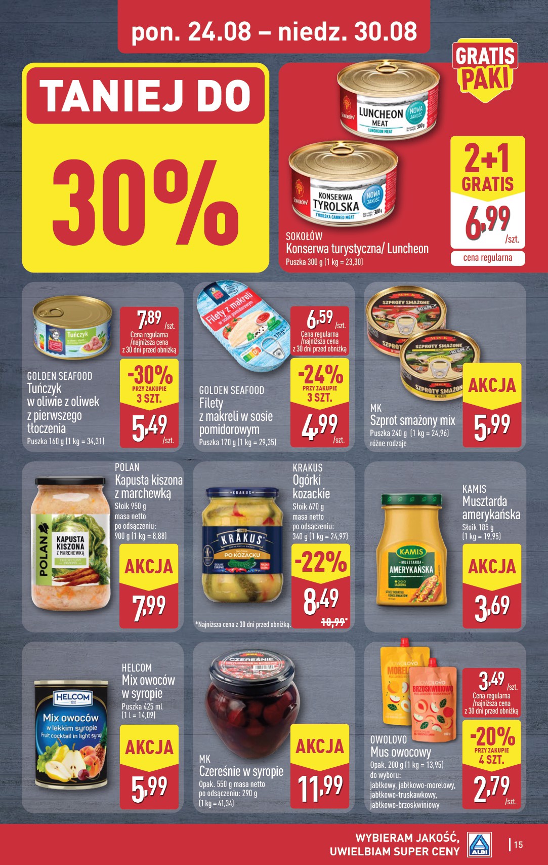 aldi - Aktualna gazetka ALDI ważna od 24.08.2026 do 30.08.2026 - page: 15