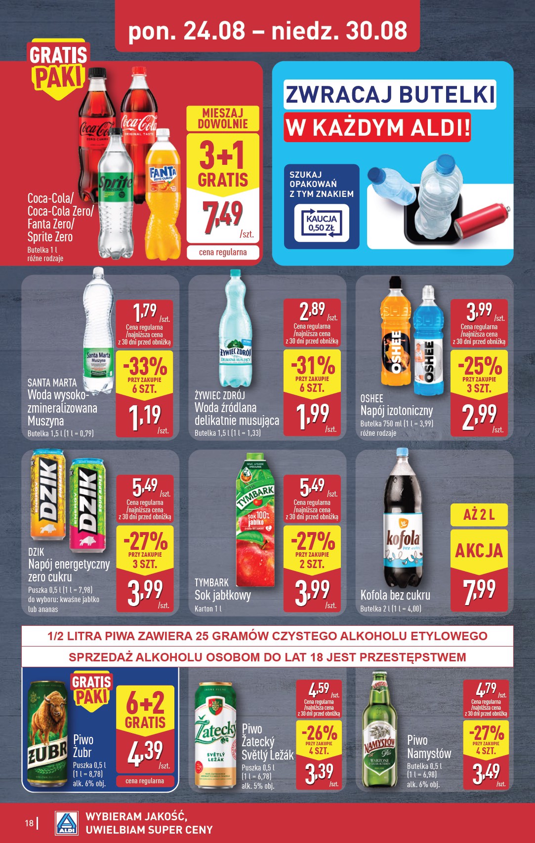 aldi - Aktualna gazetka ALDI ważna od 24.08.2026 do 30.08.2026 - page: 18