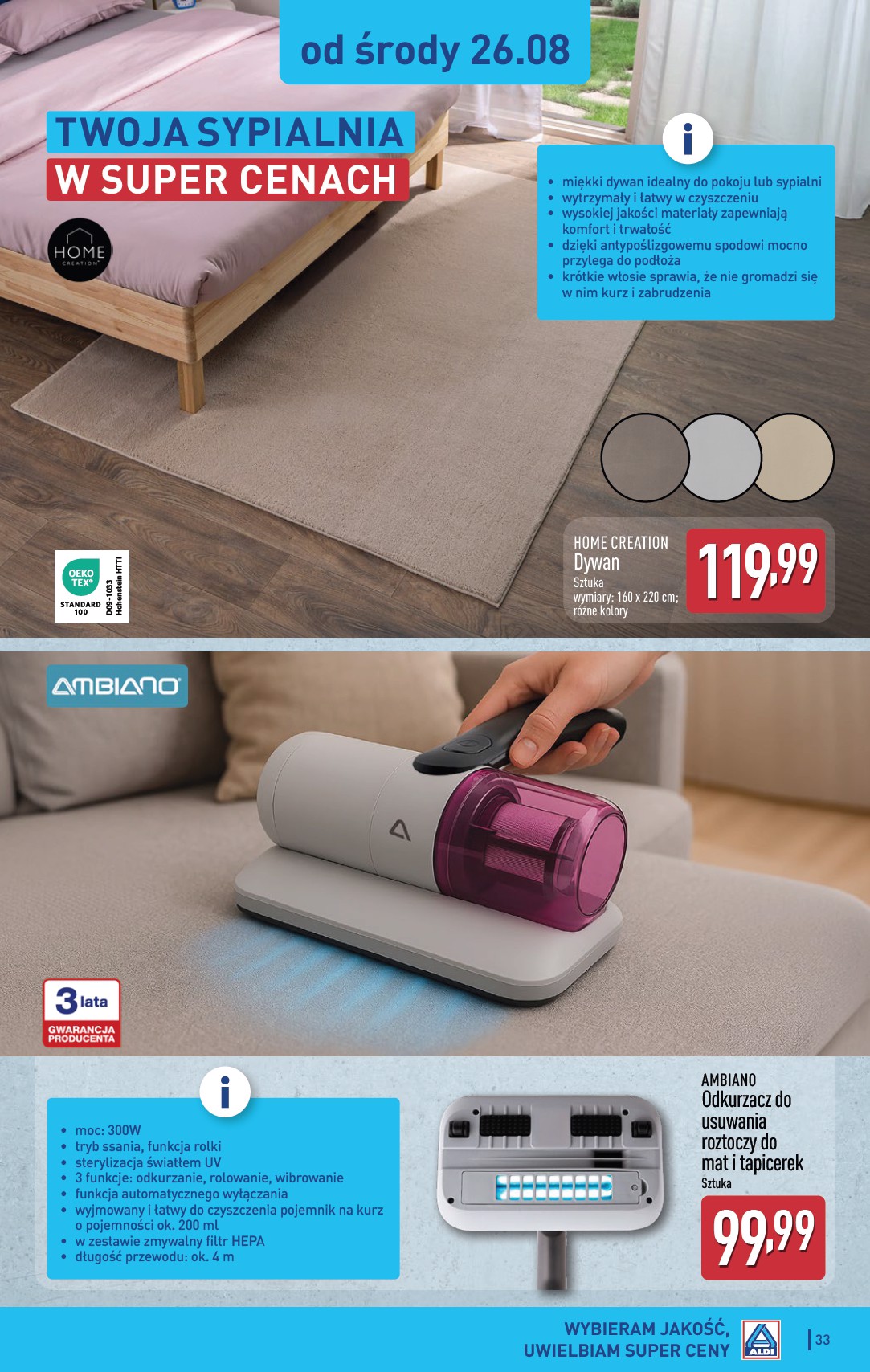 aldi - Aktualna gazetka ALDI ważna od 24.08.2026 do 30.08.2026 - page: 33