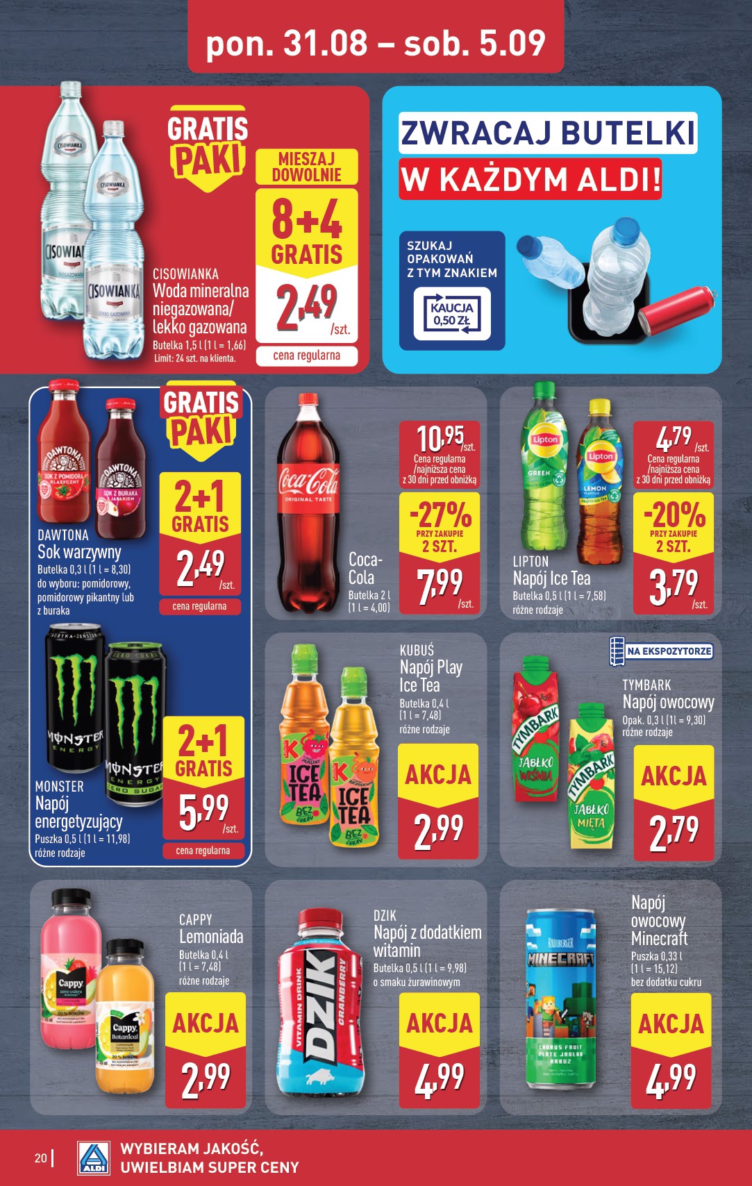 aldi - Aktualna gazetka ALDI ważna od 31.08.2026 do 05.09.2026 - page: 20