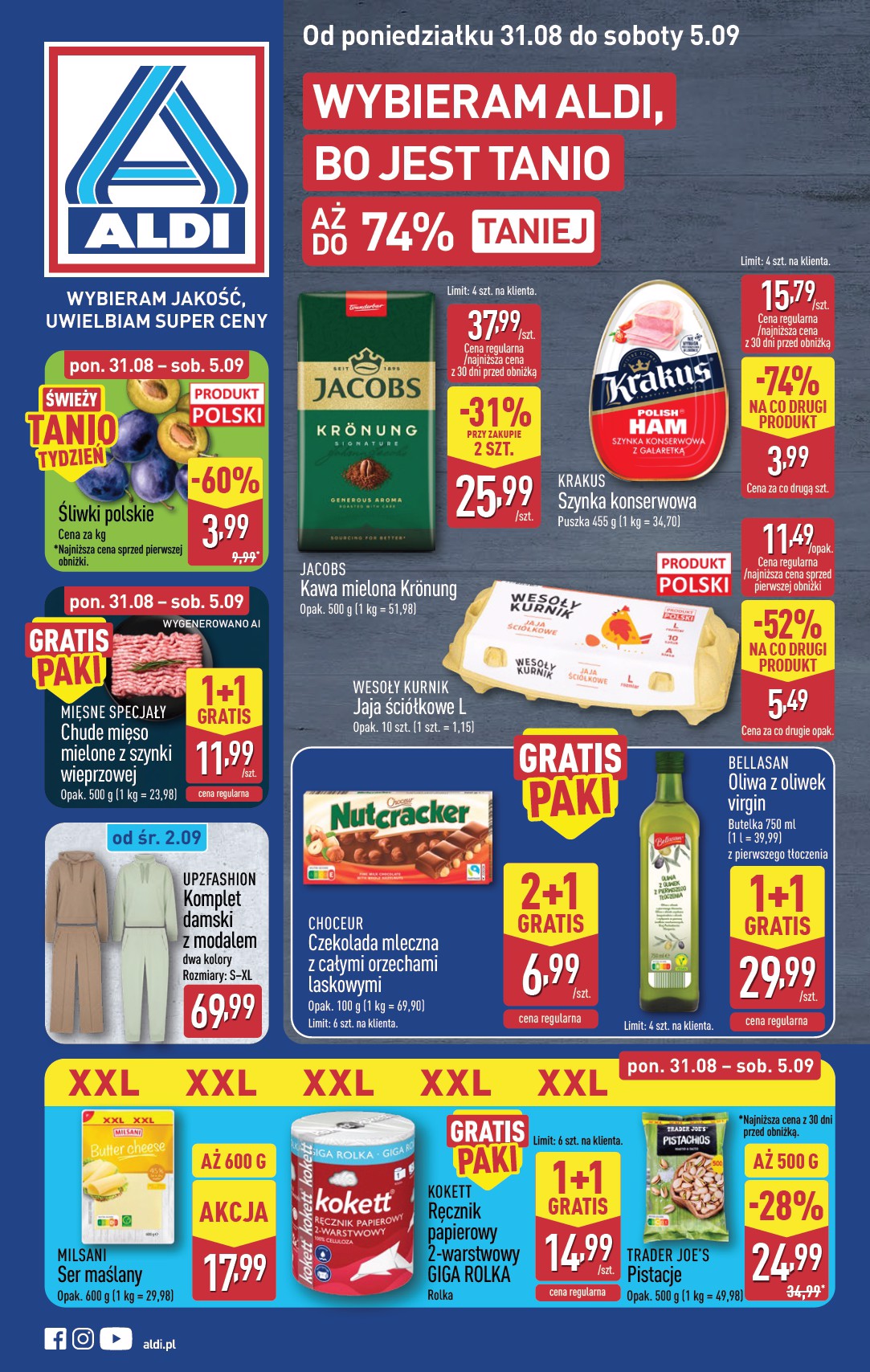 aldi - Aktualna gazetka ALDI ważna od 31.08.2026 do 05.09.2026