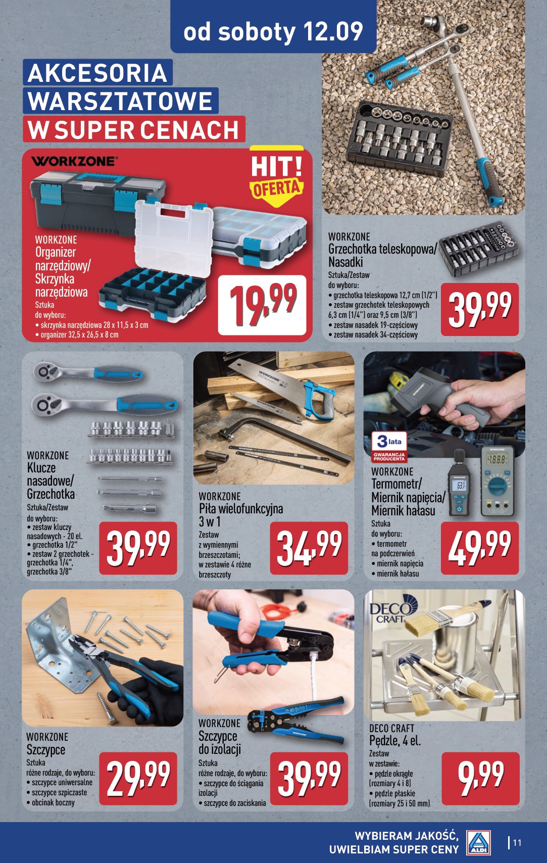 aldi - Nowa gazetka ALDI - Artykuły przemysłowe i tekstylia ważna od 09.09.2026 do 12.09.2026 - page: 11