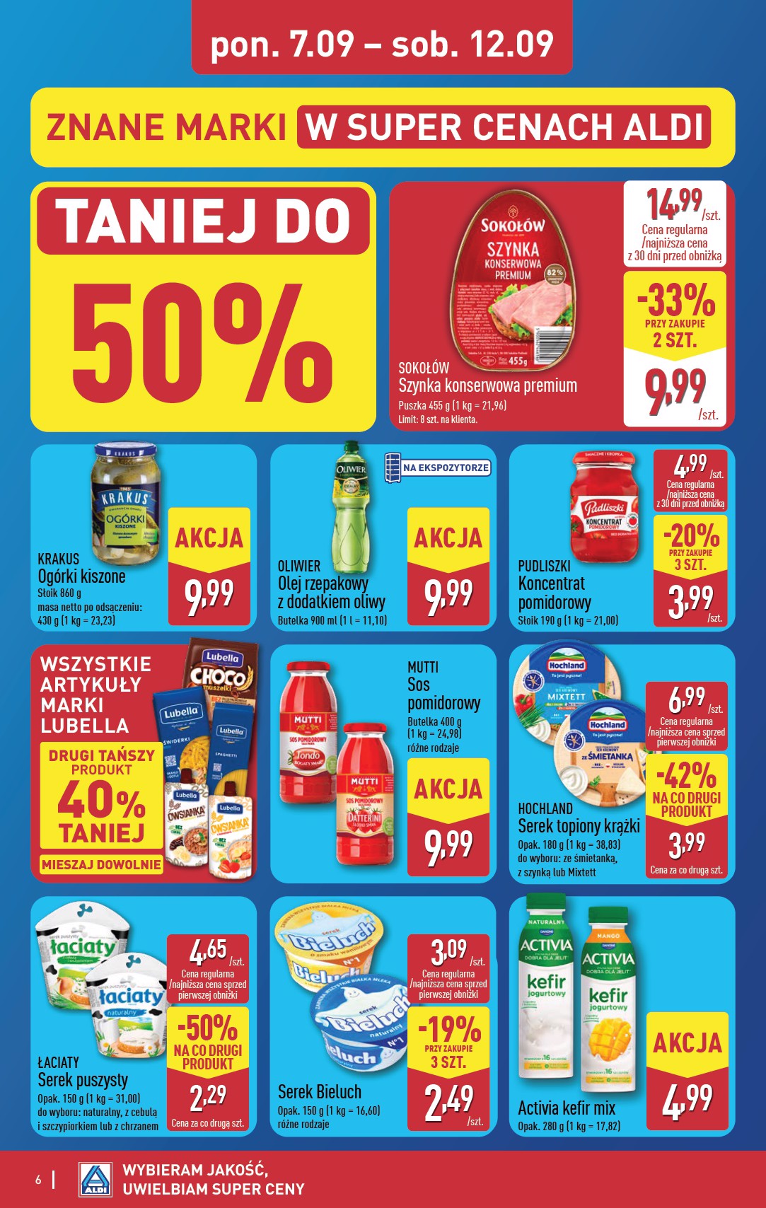 aldi - Nowa gazetka ALDI - Oferta specjalna ważna od 07.09.2026 do 12.09.2026 - page: 6
