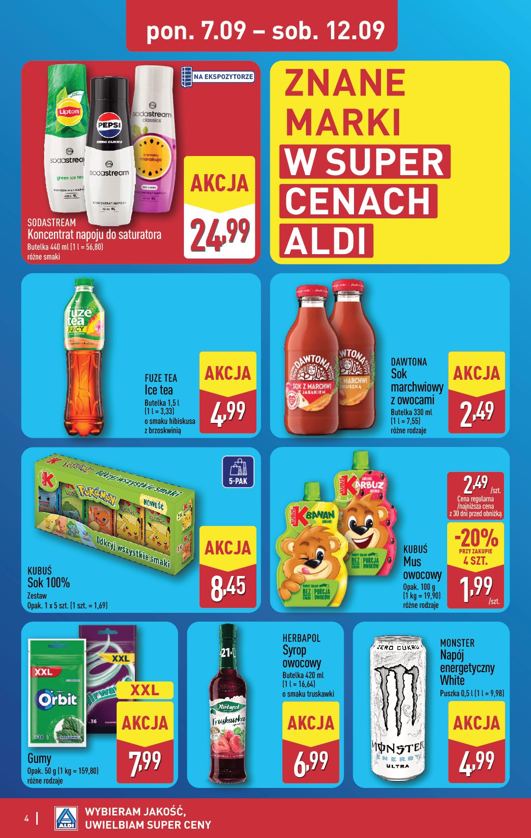 aldi - Nowa gazetka ALDI - Oferta specjalna ważna od 07.09.2026 do 12.09.2026 - page: 4