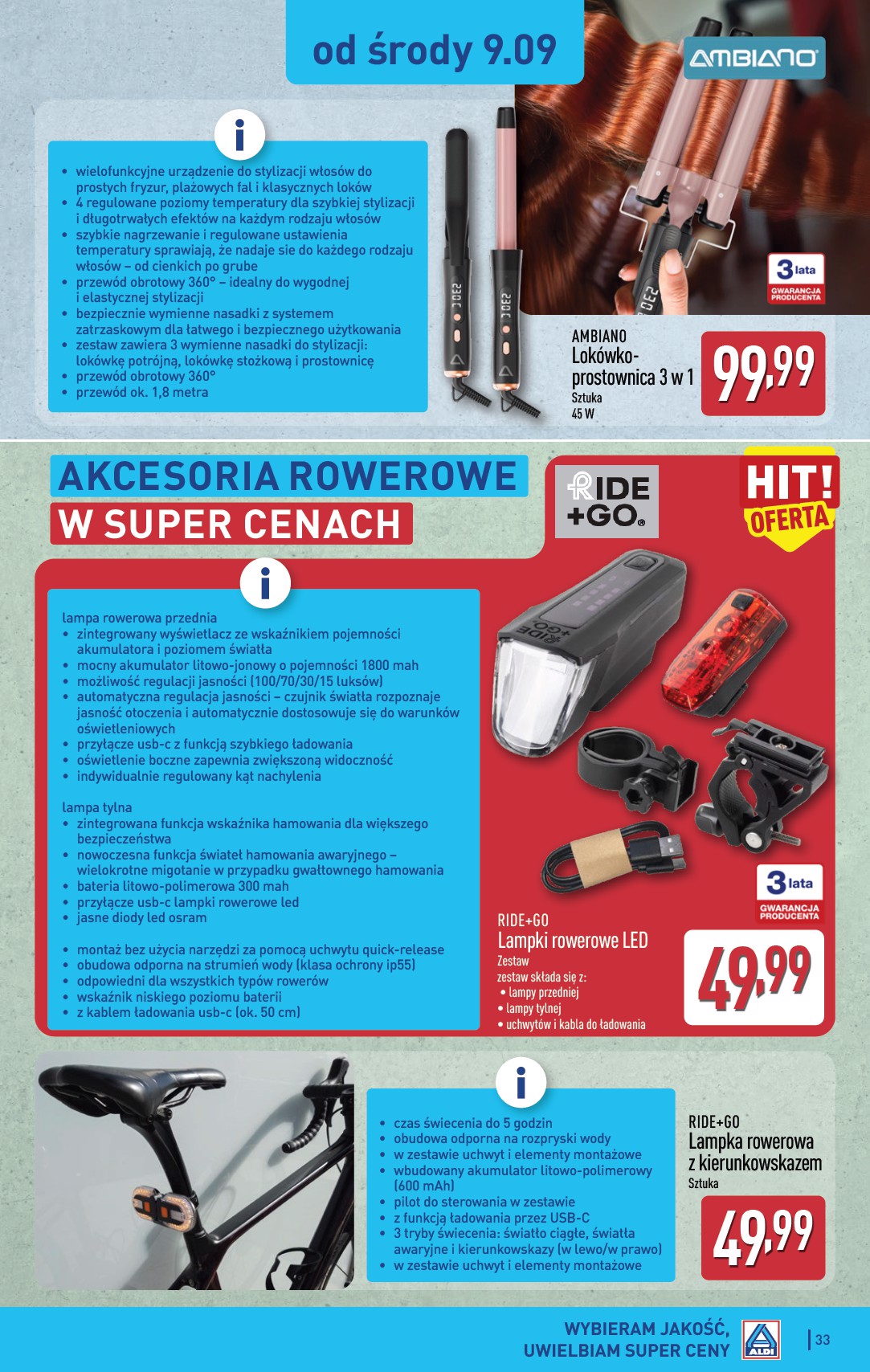 aldi - Nowa gazetka ALDI ważna od 07.09.2026 do 12.09.2026 - page: 33