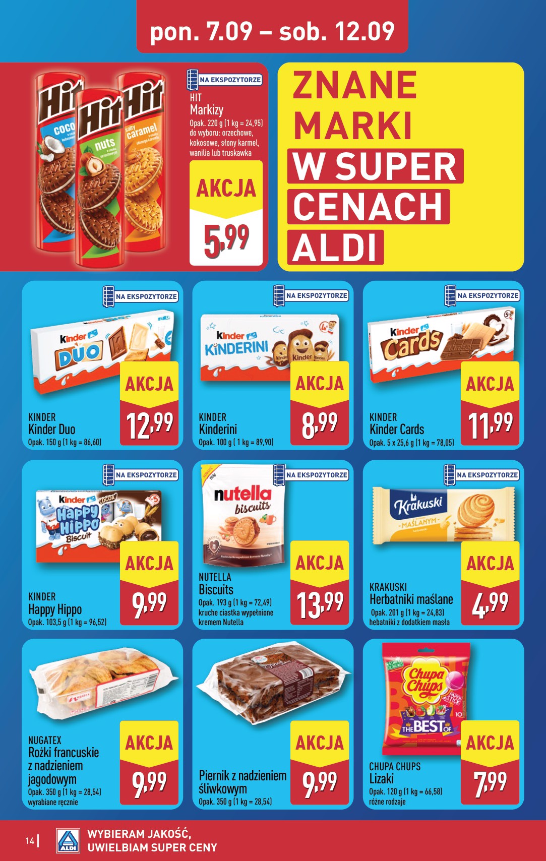 aldi - Nowa gazetka ALDI ważna od 07.09.2026 do 12.09.2026 - page: 14