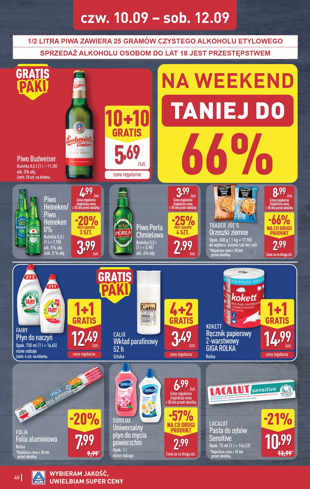 aldi - Nowa gazetka ALDI ważna od 07.09.2026 do 12.09.2026 - page: 40