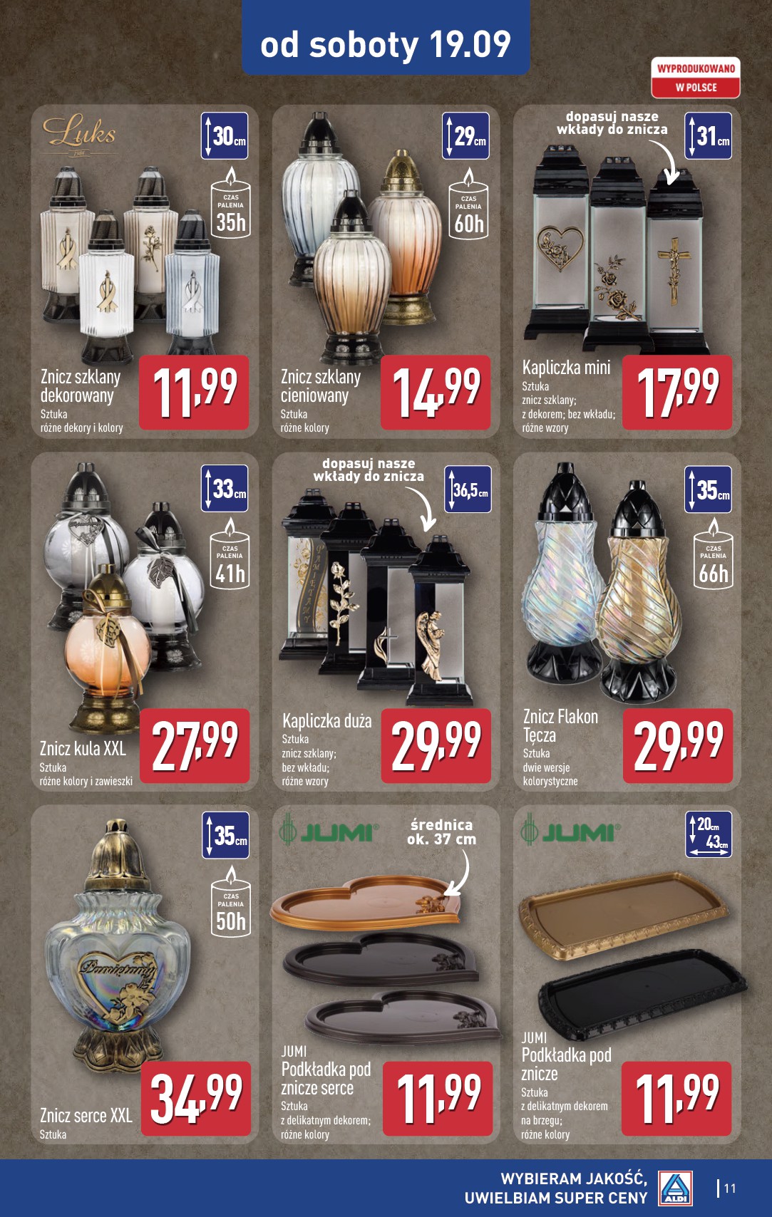 aldi - Nowa gazetka ALDI - Artykuły przemysłowe i tekstylia ważna od 16.09.2026 do 19.09.2026 - page: 11