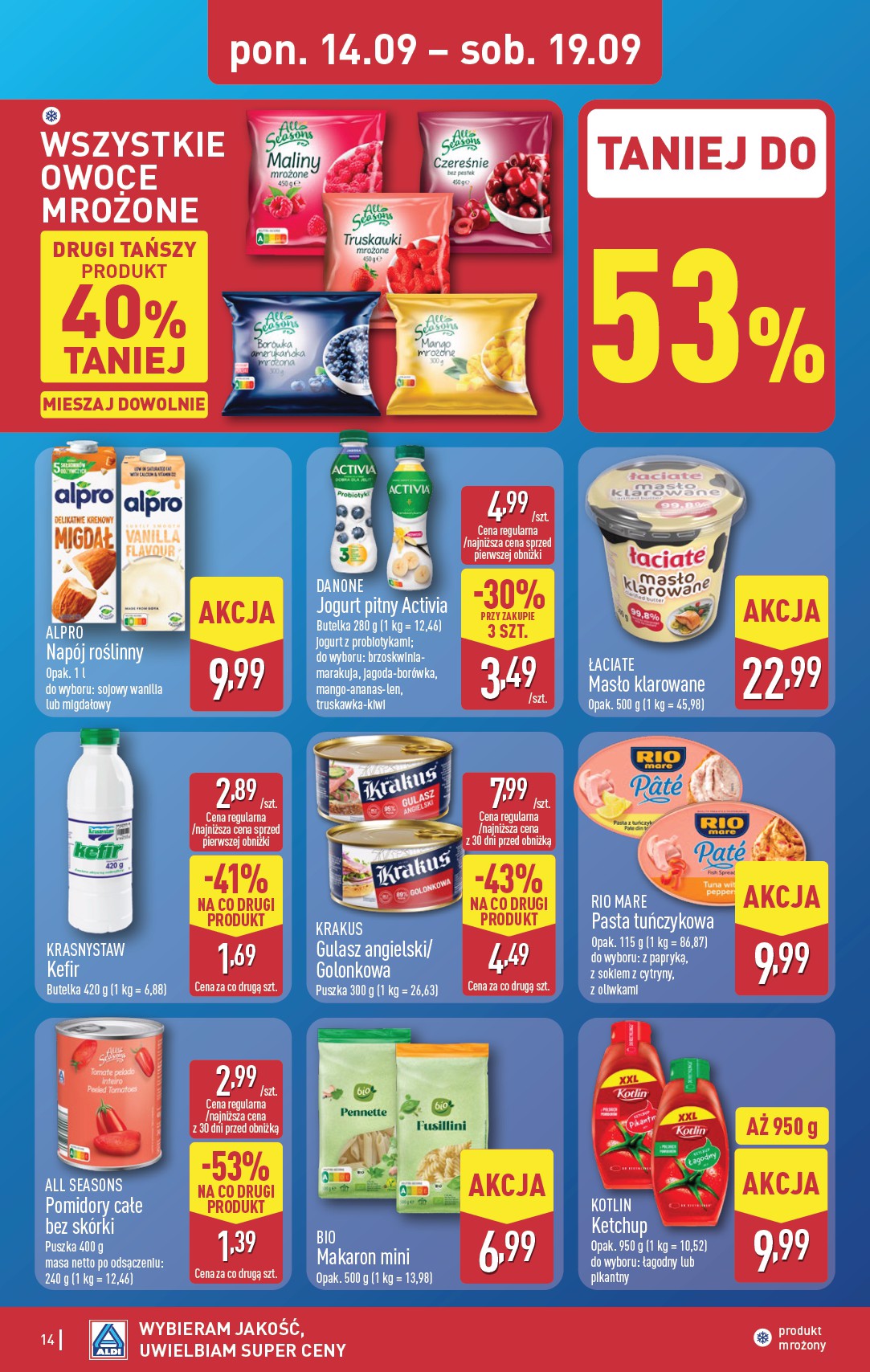 aldi - Nowa gazetka ALDI ważna od 14.09.2026 do 19.09.2026 - page: 14