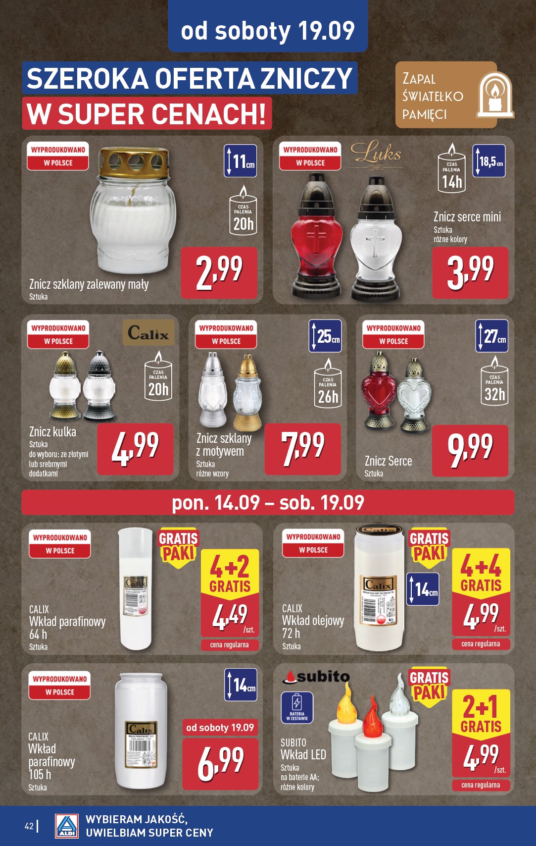 aldi - Nowa gazetka ALDI ważna od 14.09.2026 do 19.09.2026 - page: 42