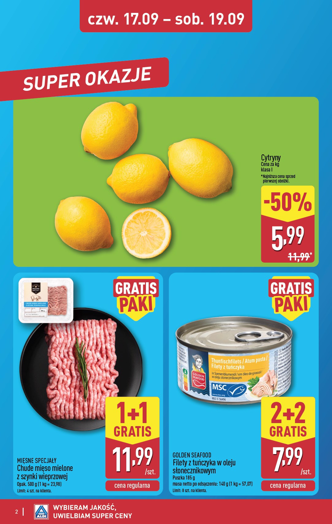 aldi - Aktualna gazetka ALDI - Oferta weekendowa ważna od 17.09.2026 do 19.09.2026 - page: 2