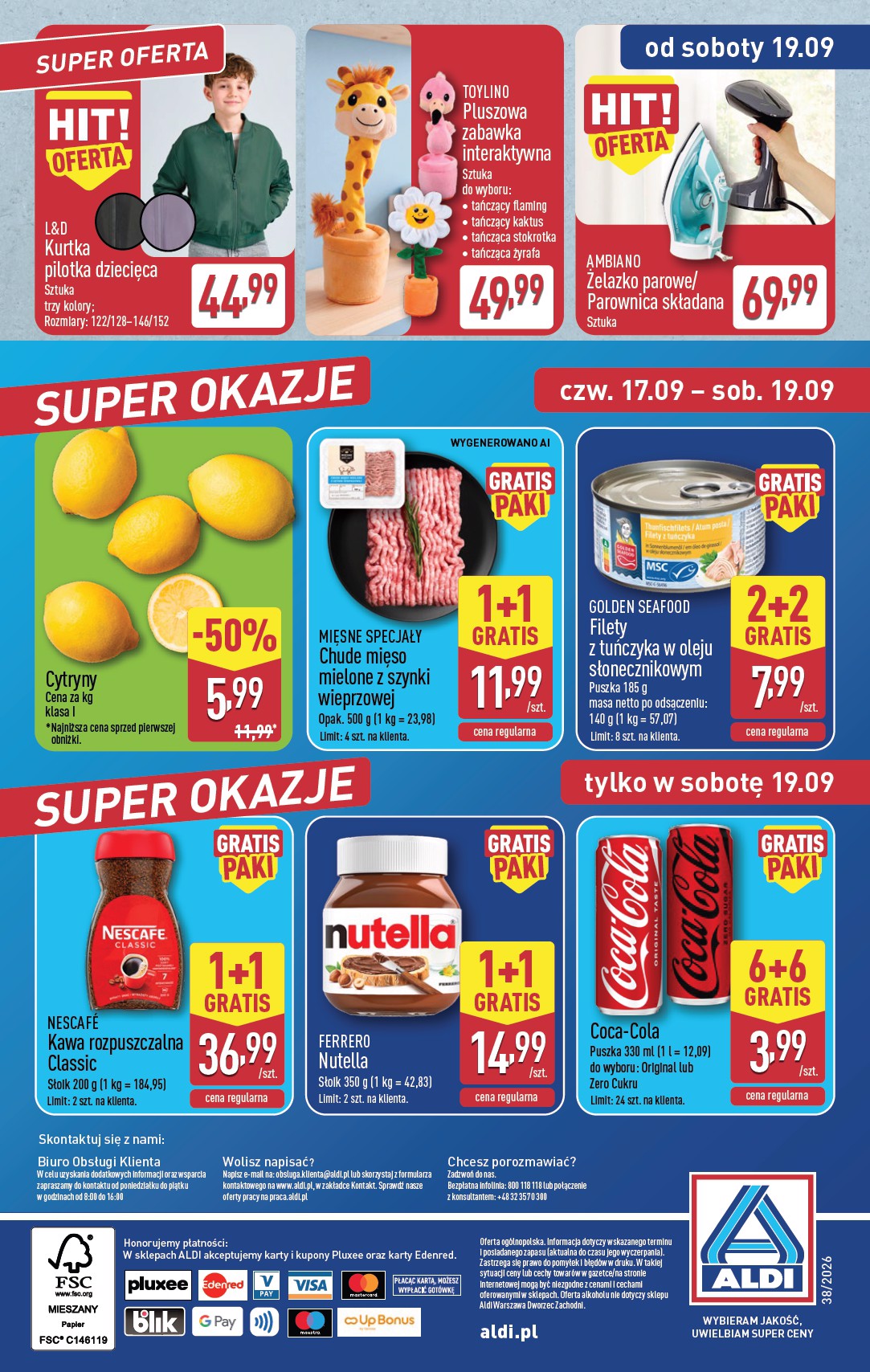 aldi - Aktualna gazetka ALDI - Oferta weekendowa ważna od 17.09.2026 do 19.09.2026 - page: 16