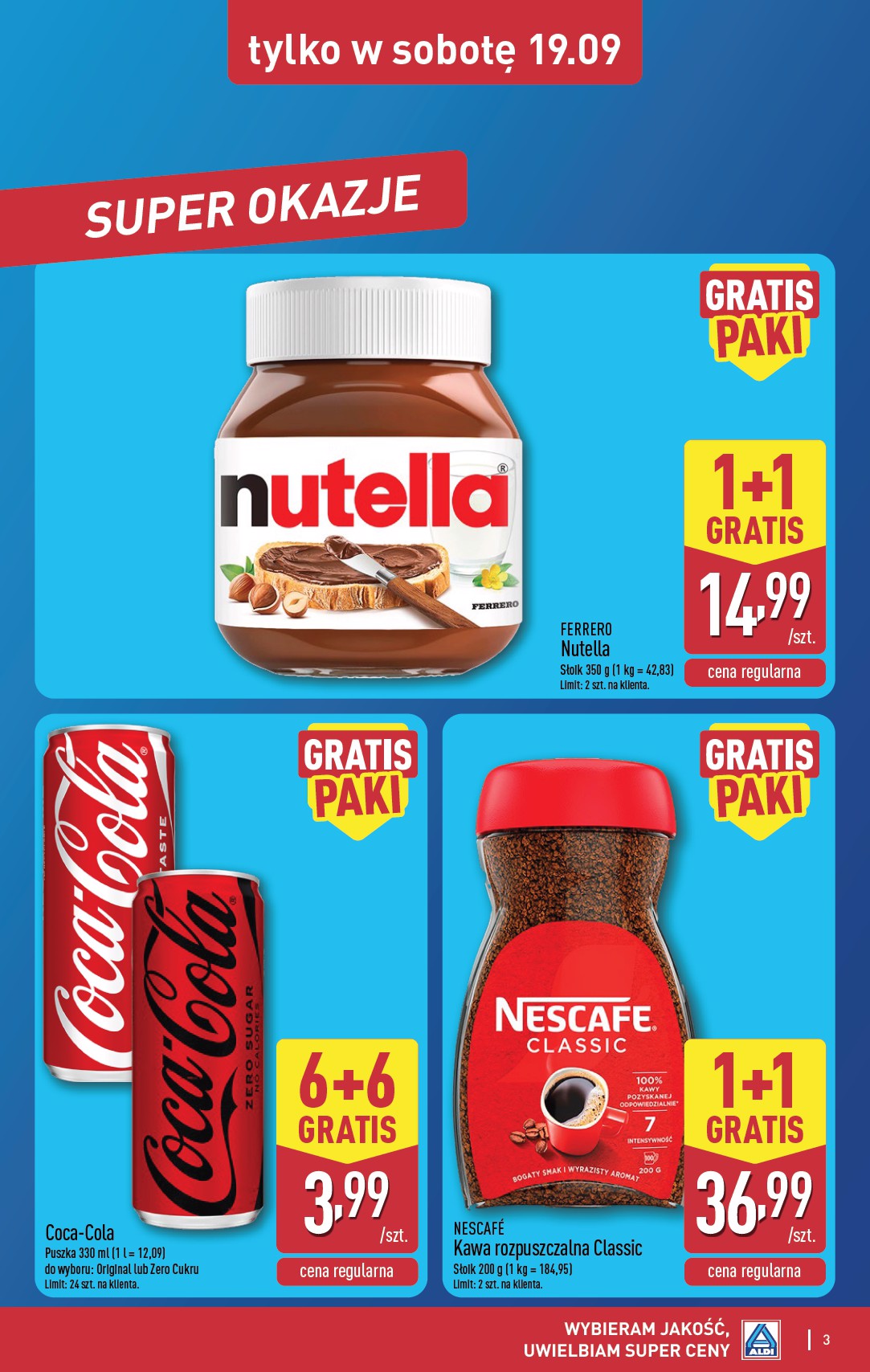 aldi - Aktualna gazetka ALDI - Oferta weekendowa ważna od 17.09.2026 do 19.09.2026 - page: 3