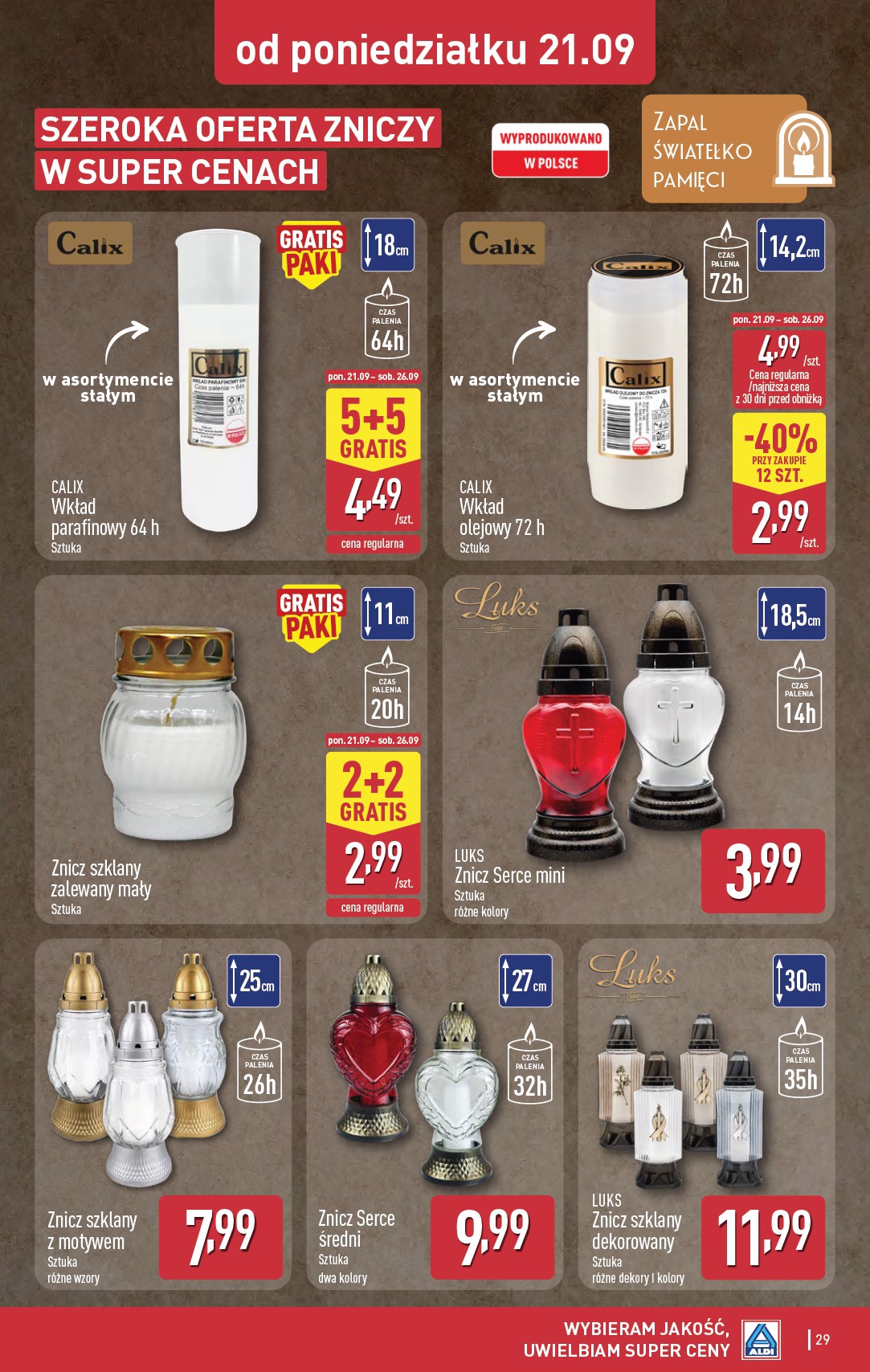 aldi - Nowa gazetka ALDI ważna od 21.09.2026 do 26.09.2026 - page: 29