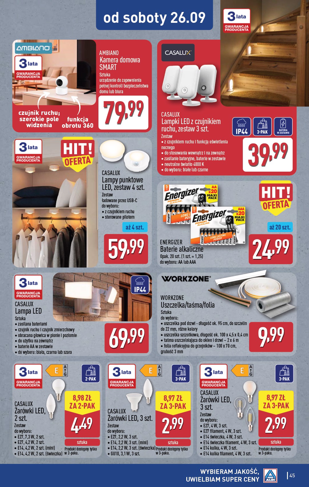 aldi - Nowa gazetka ALDI ważna od 21.09.2026 do 26.09.2026 - page: 45