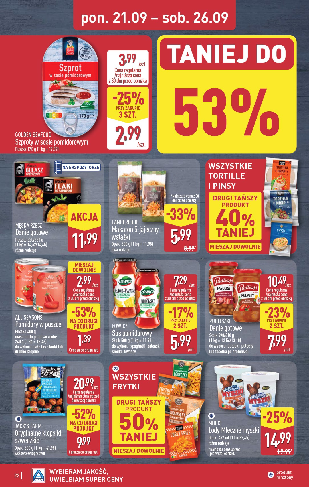 aldi - Nowa gazetka ALDI ważna od 21.09.2026 do 26.09.2026 - page: 22