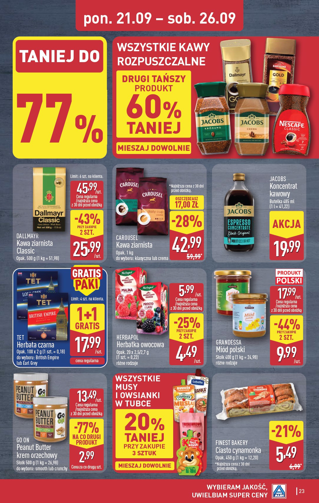 aldi - Nowa gazetka ALDI ważna od 21.09.2026 do 26.09.2026 - page: 23