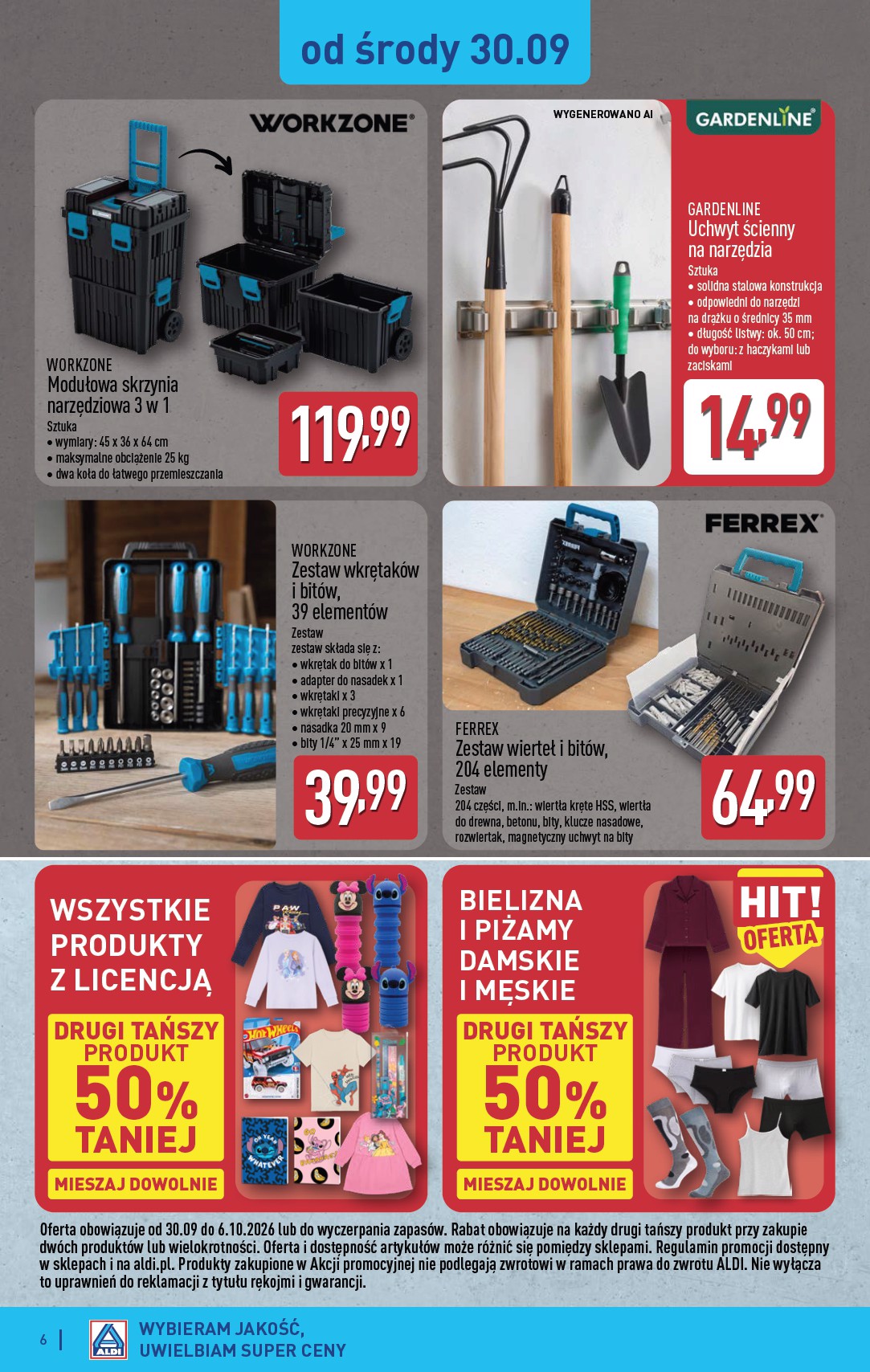 aldi - Nowa gazetka ALDI - Narzędzia i akcesoria w super cenach ważna od 30.09.2026 do 03.10.2026 - page: 6