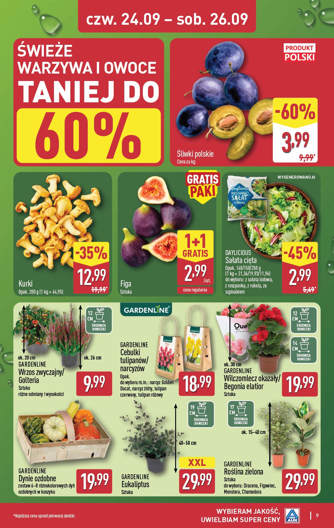 aldi - Nowa gazetka ALDI - Oferta Weekendowa ważna od 24.09.2026 do 26.09.2026 - page: 9