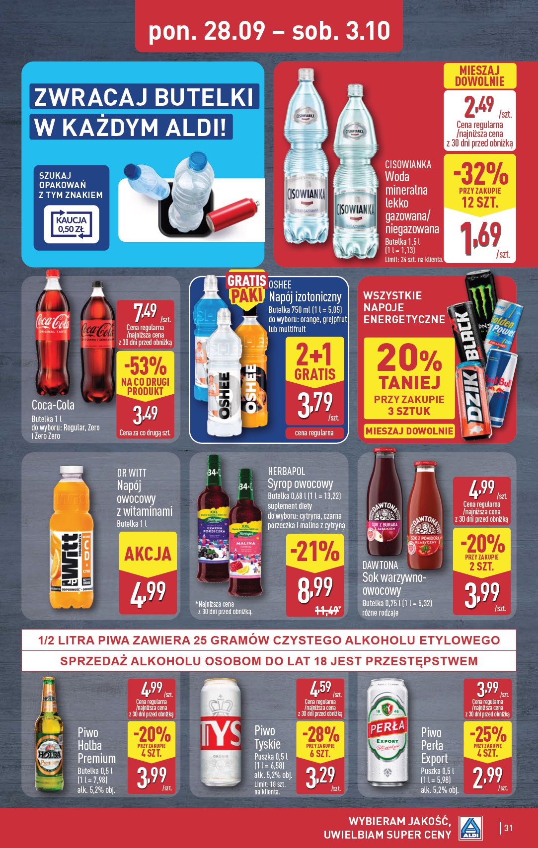 aldi - Nowa gazetka ALDI ważna od 28.09.2026 do 03.10.2026 - page: 31