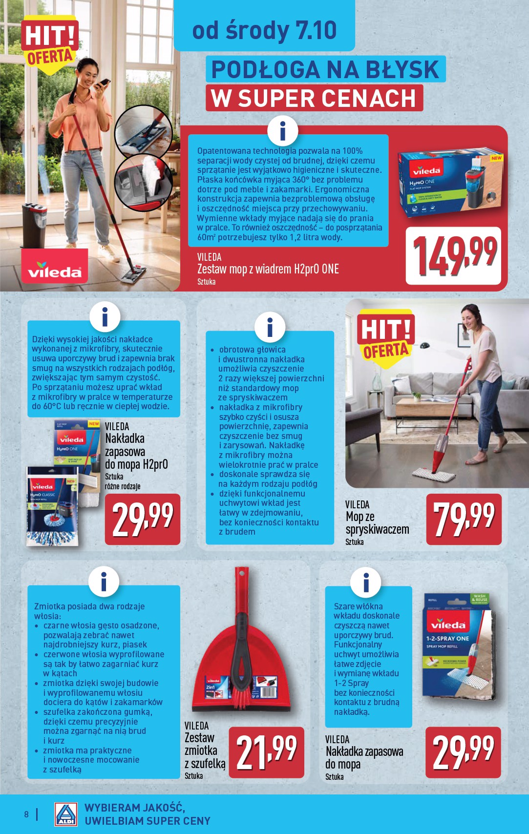 aldi - Nowa gazetka ALDI - Artykuły przemysłowe i tekstylia ważna od 07.10.2026 do 10.10.2026 - page: 8