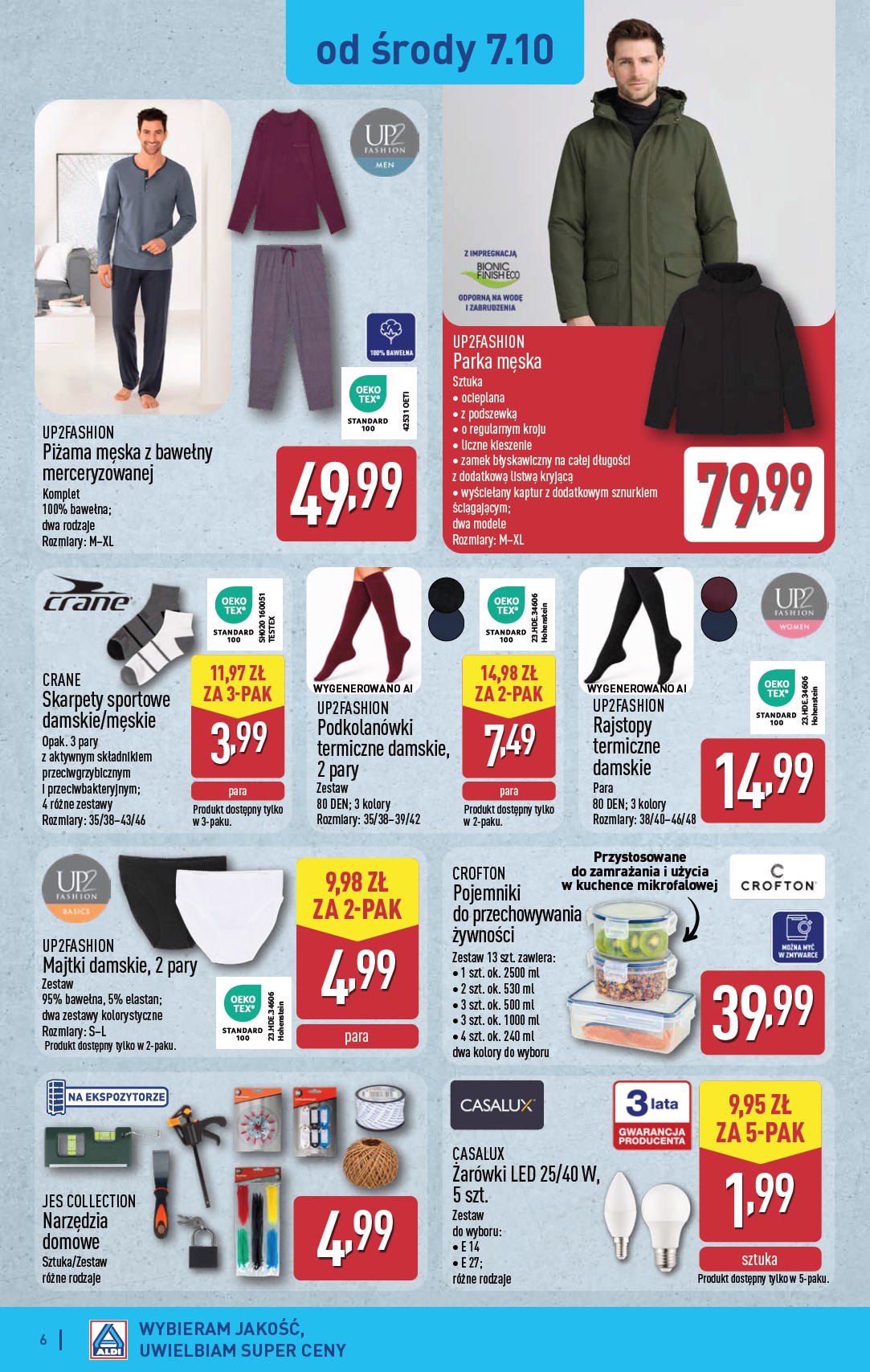 aldi - Nowa gazetka ALDI - Artykuły przemysłowe i tekstylia ważna od 07.10.2026 do 10.10.2026 - page: 6