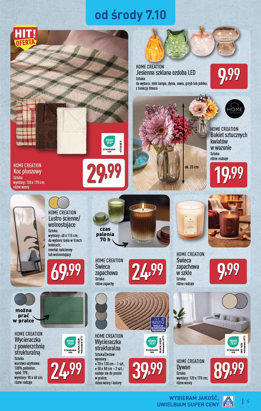 aldi - Nowa gazetka ALDI - Artykuły przemysłowe i tekstylia ważna od 07.10.2026 do 10.10.2026 - page: 5