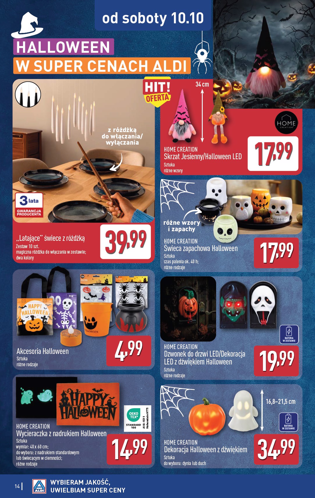 aldi - Nowa gazetka ALDI - Artykuły przemysłowe i tekstylia ważna od 07.10.2026 do 10.10.2026 - page: 14