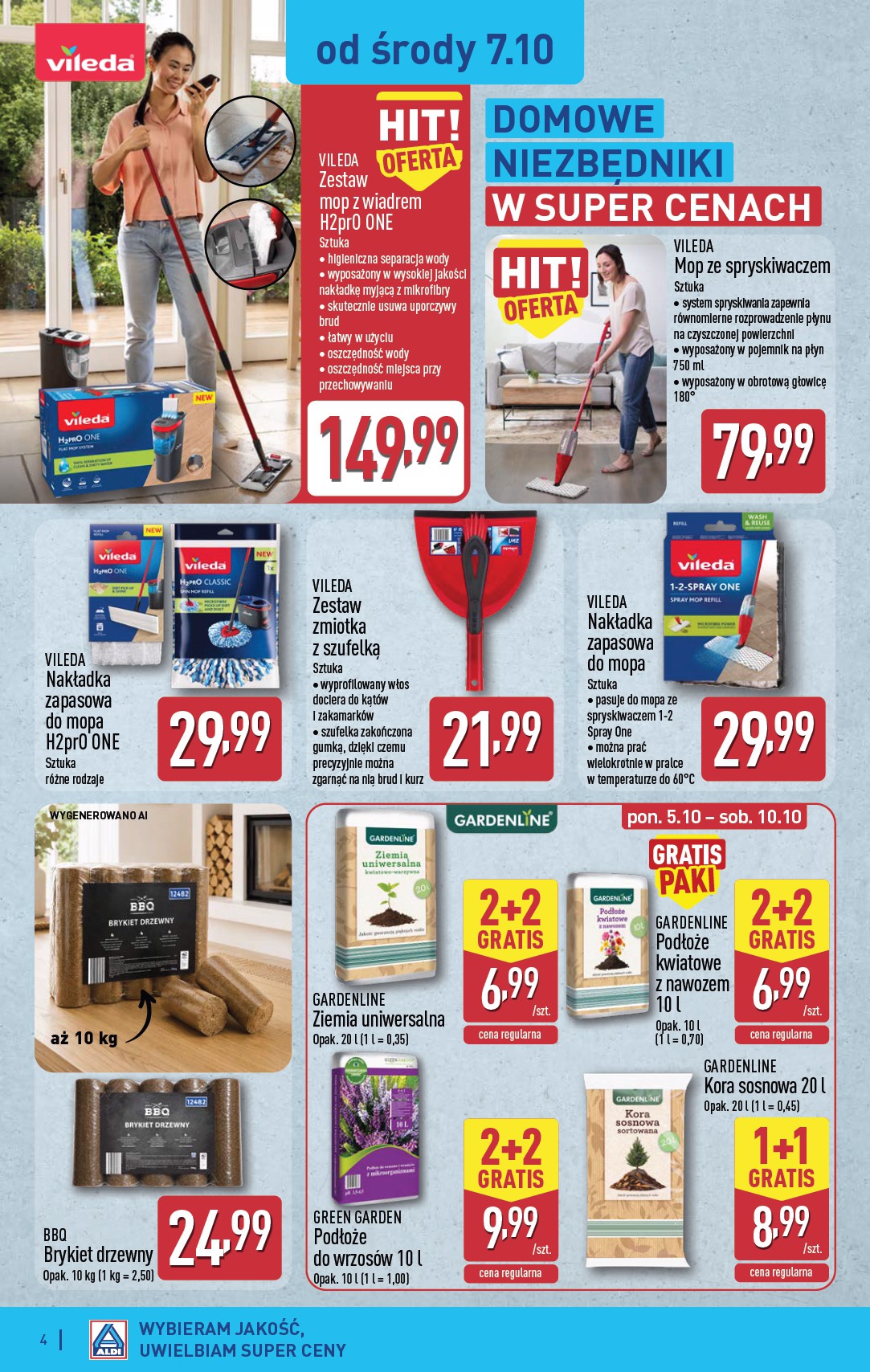 aldi - Nowa gazetka ALDI - Artykuły przemysłowe i tekstylia ważna od 07.10.2026 do 10.10.2026 - page: 4