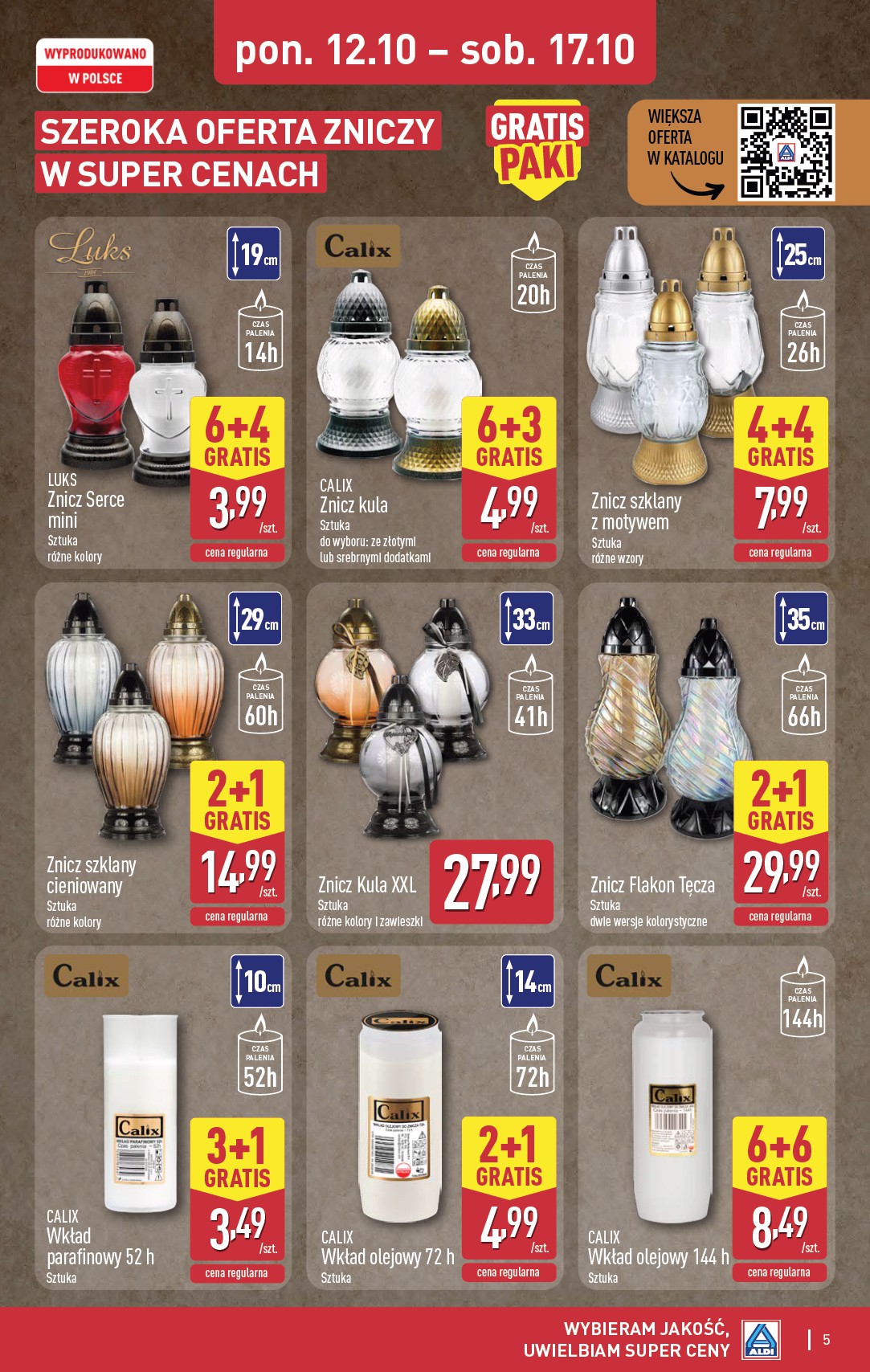 aldi - Nowa gazetka ALDI - Artykuły przemysłowe i tekstylia ważna od 14.10.2026 do 17.10.2026 - page: 5