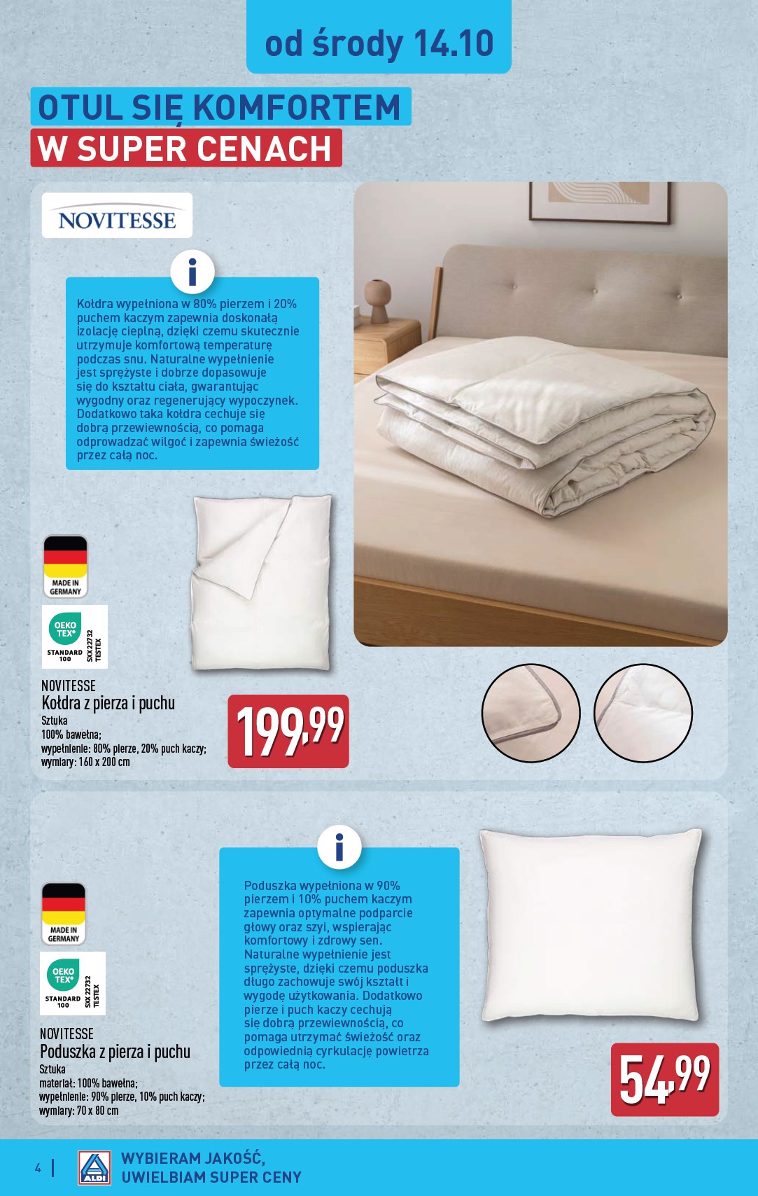 aldi - Nowa gazetka ALDI - Artykuły przemysłowe i tekstylia ważna od 14.10.2026 do 17.10.2026 - page: 4