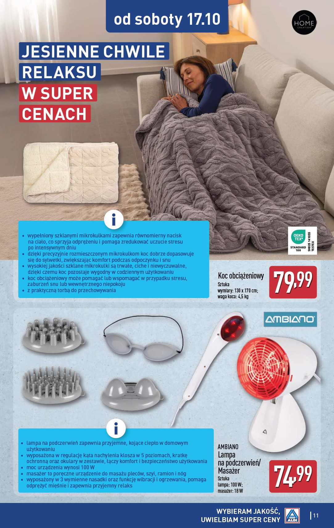 aldi - Nowa gazetka ALDI - Artykuły przemysłowe i tekstylia ważna od 14.10.2026 do 17.10.2026 - page: 11