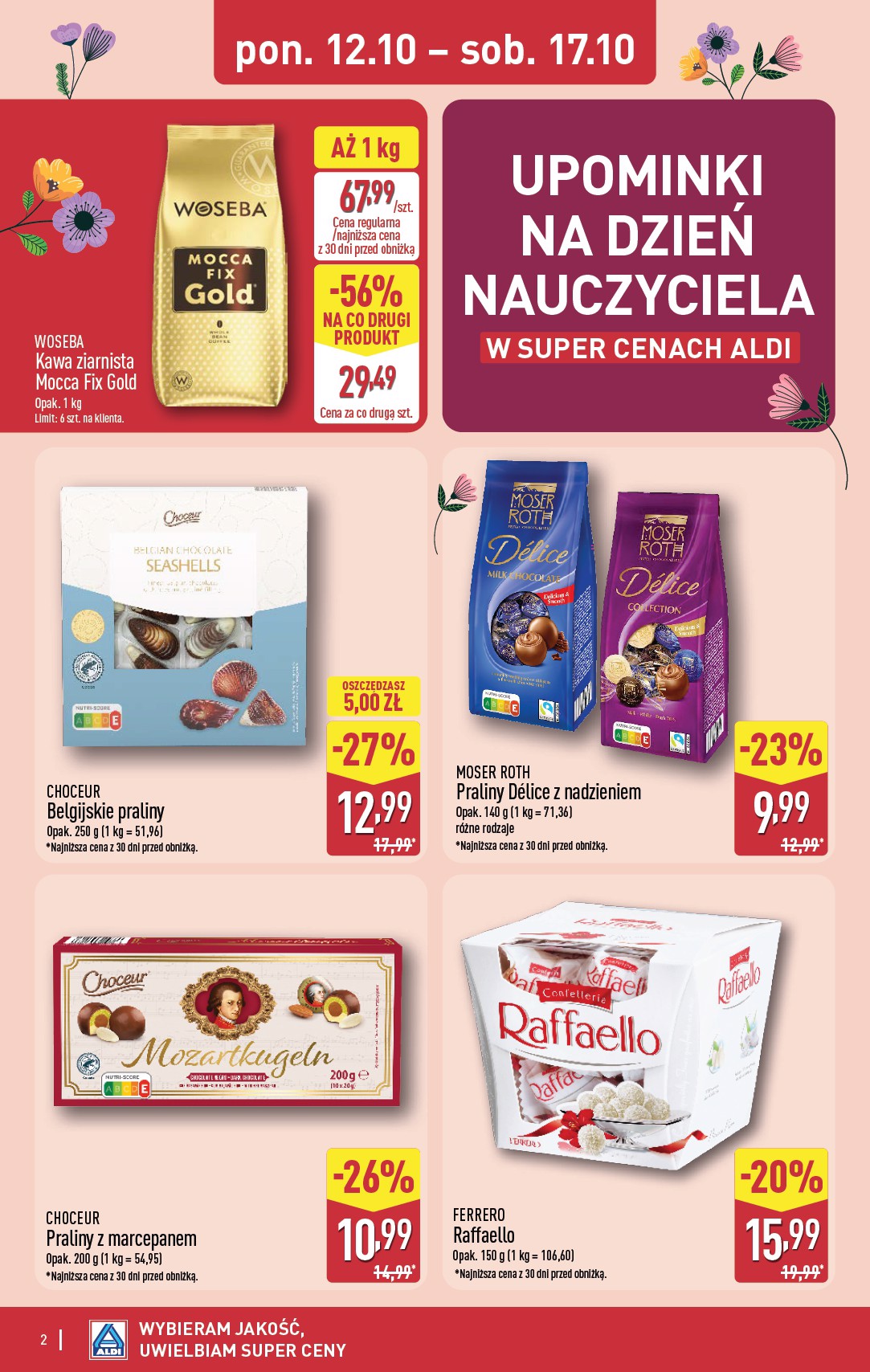 aldi - Nowa gazetka ALDI - Dzień nauczyciela ważna od 12.10.2026 do 17.10.2026 - page: 2