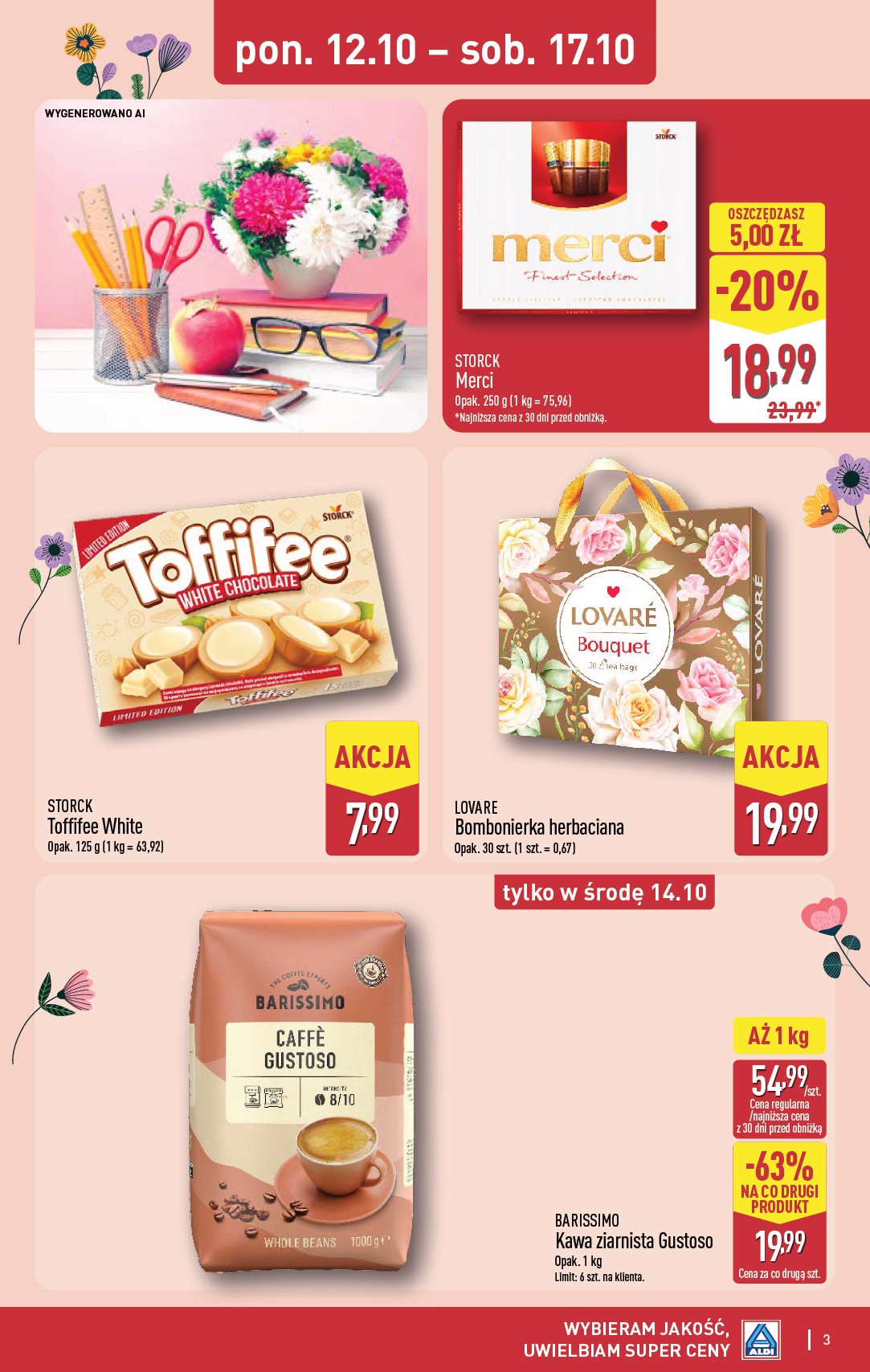 aldi - Nowa gazetka ALDI - Dzień nauczyciela ważna od 12.10.2026 do 17.10.2026 - page: 3