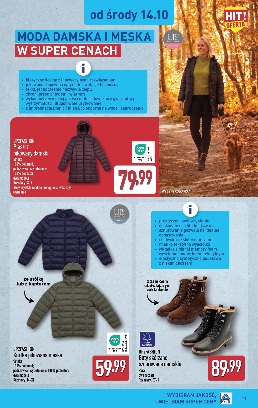 aldi - Nowa gazetka ALDI - Artykuły przemysłowe i tekstylia ważna od 21.10.2026 do 24.10.2026 - page: 11